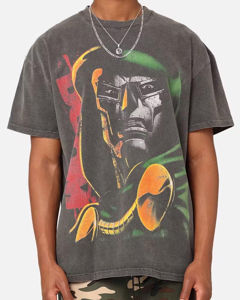 Marvel Doctor Doom Heavyweight Vintage T-Shirt