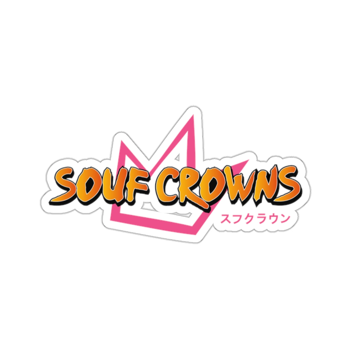 Souf Crowns Naruto Anime Kiss-Cut Sticker