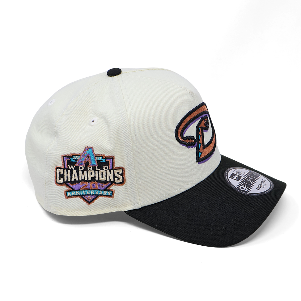 NEW Chrome White Arizona Diamondbacks New Era 9Forty Adjustable 5 Panel Hat