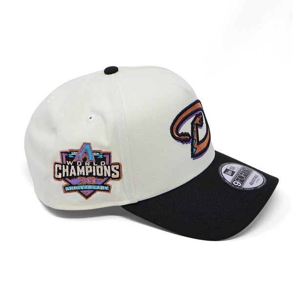NEW Chrome White Arizona Diamondbacks New Era 9Forty Adjustable 5