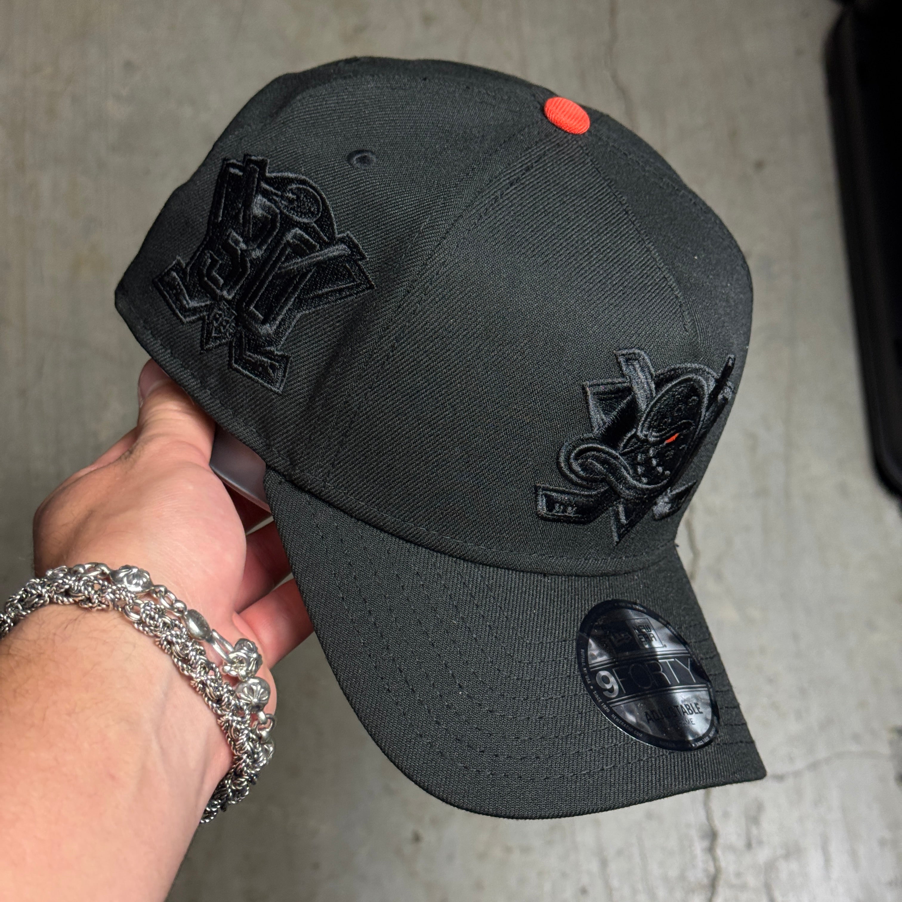 NWT Black Anaheim Ducks NHL 9Forty New Era Adjustable Snapback Hat 5 Panel