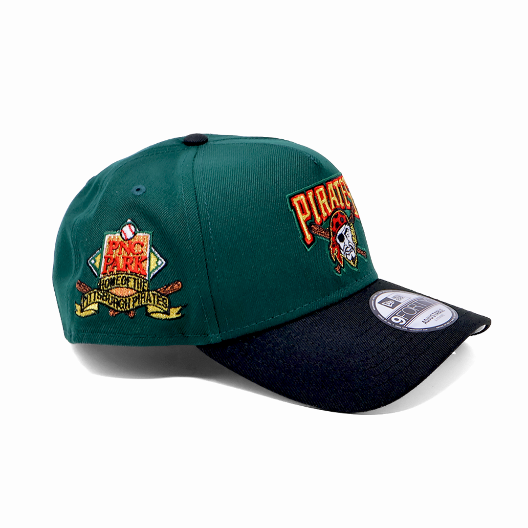 NWT Green Pittsburgh Pirates PNC Park 9Forty A-Frame New Era Adjustable Snapback Hat 5 Panel