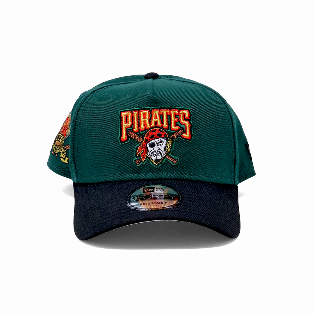 NWT Green Pittsburgh Pirates PNC Park 9Forty A-Frame New Era Adjustable Snapback Hat 5 Panel