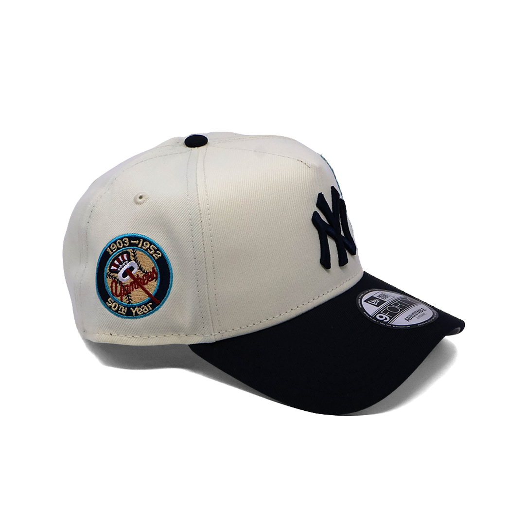 NWT Chrome New York Yankees 50th Year 9Forty New Era Adjustable Snapback 5 Panel