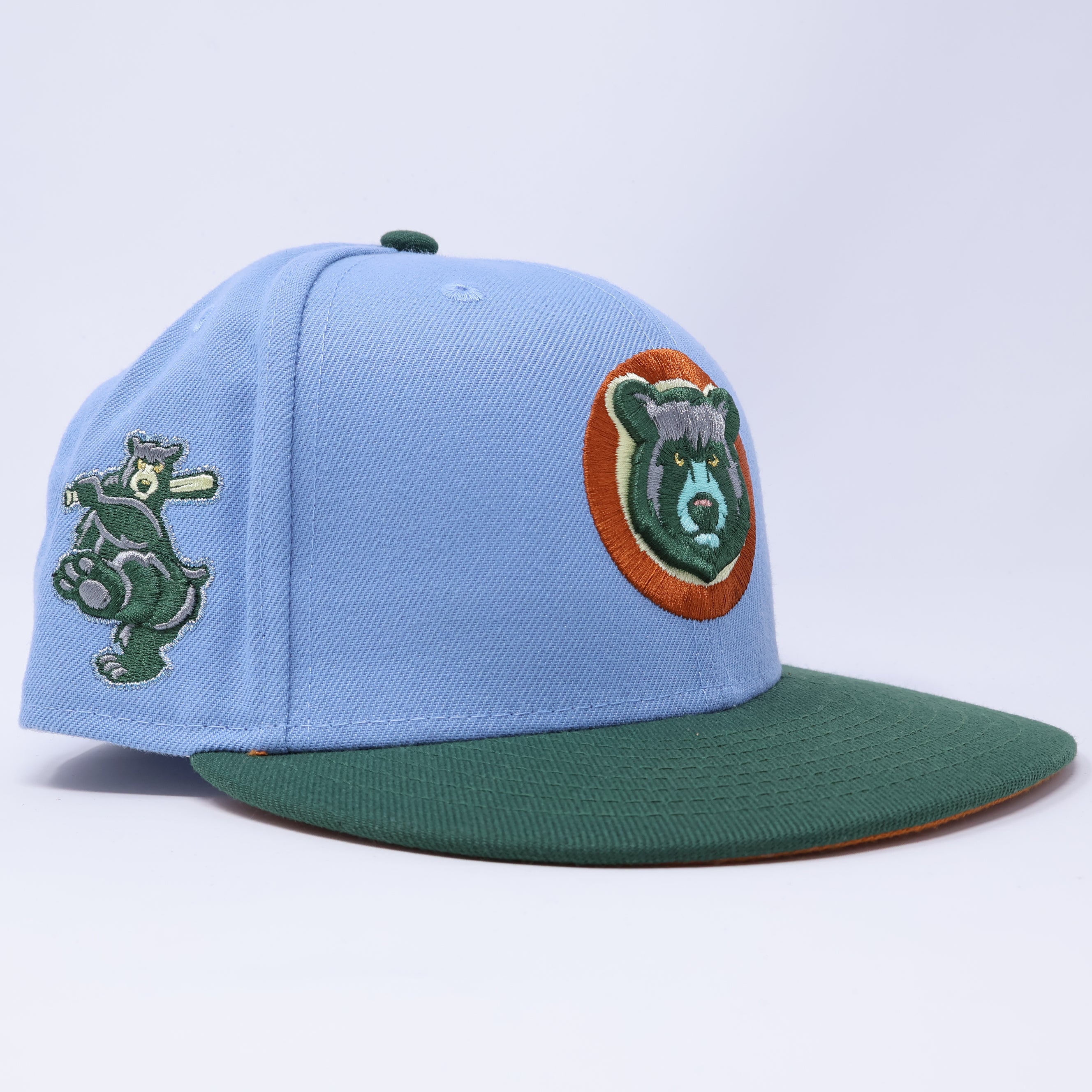 USED 1/8 Blue Knoxville Smokies Minor League 59fifty New Era Fitted Hat Cap