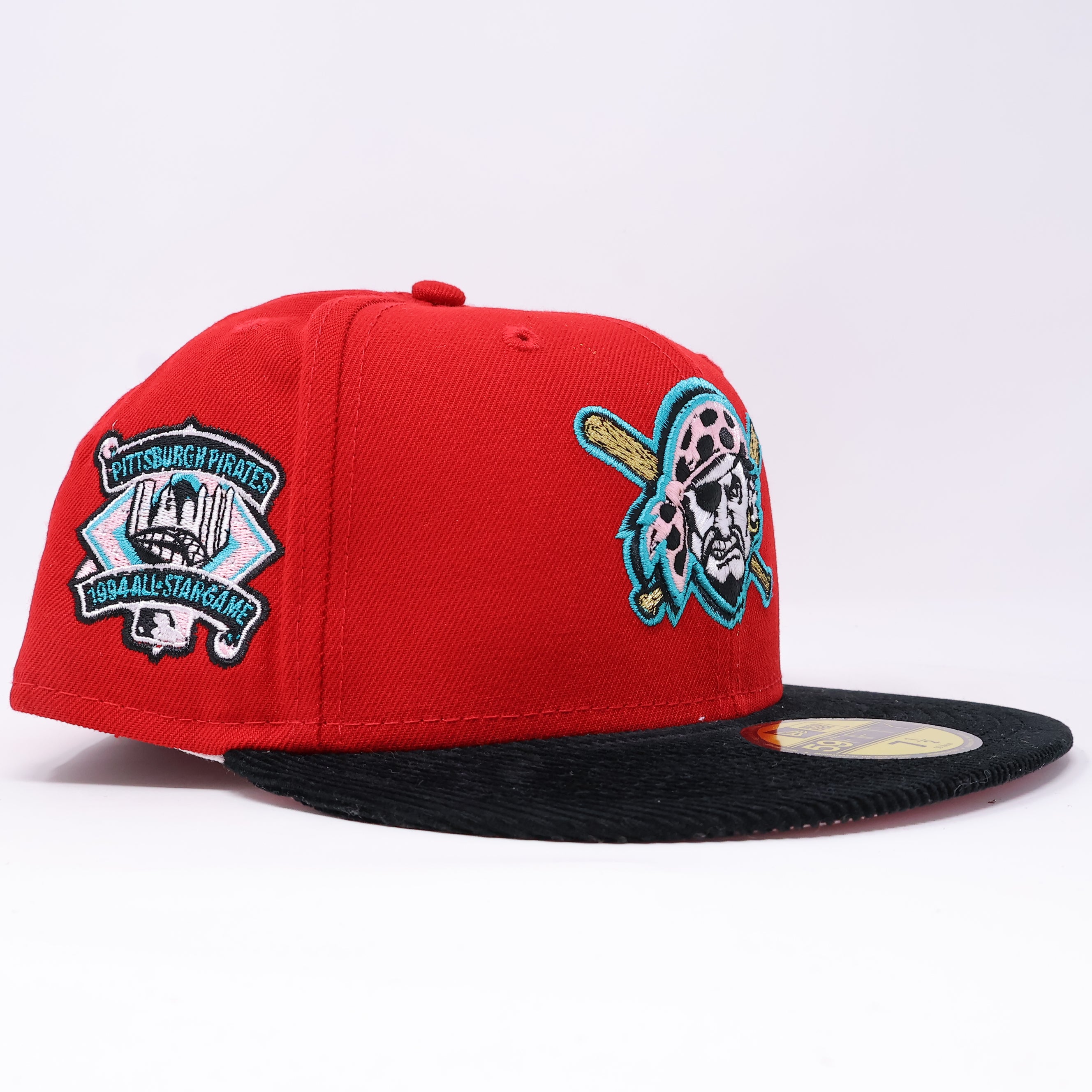 NWT 1/2 Red Pittsburgh Pirates 1994 All Star Game 59FIFTY New Era Fitted Hat Cap