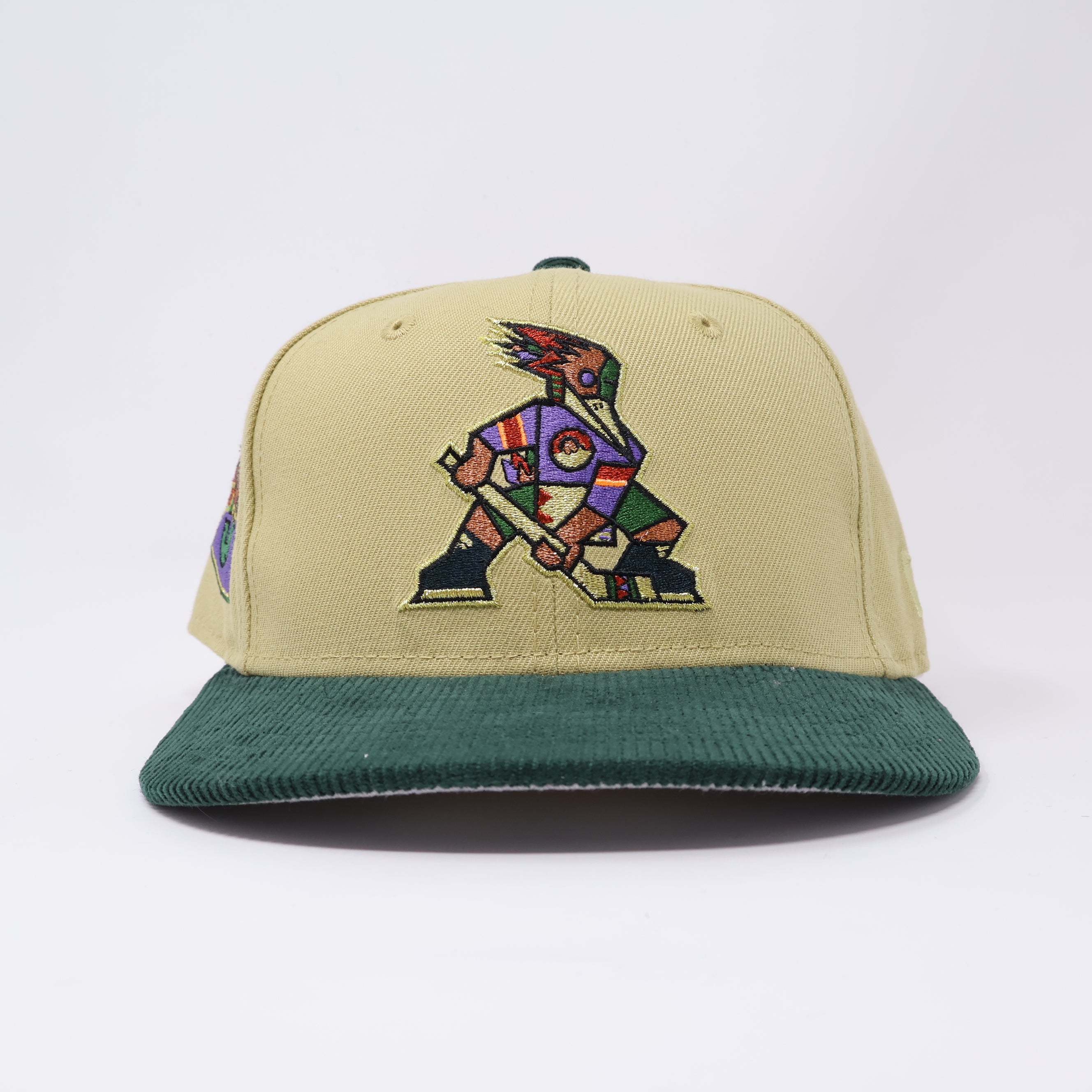 USED 1/8 Khaki Arizona Tucson Roadrunners AHL 59fifty New Era Fitted Hat Cap