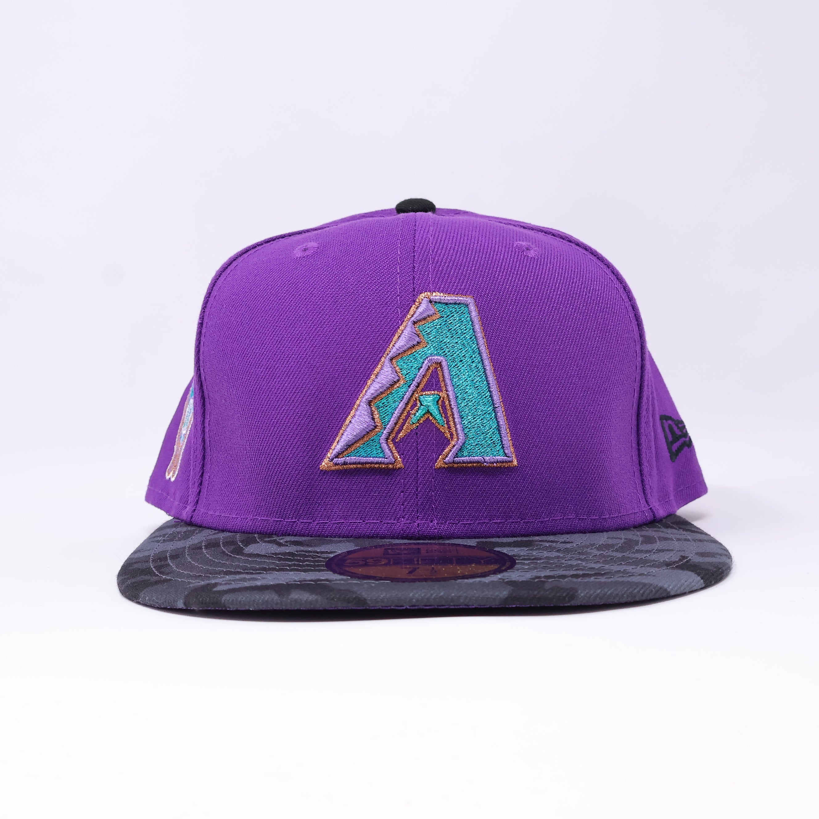NWT 1/2 Purple Arizona Diamondbacks 1998 Inaugural 59FIFTY New Era Fitted Hat Cap