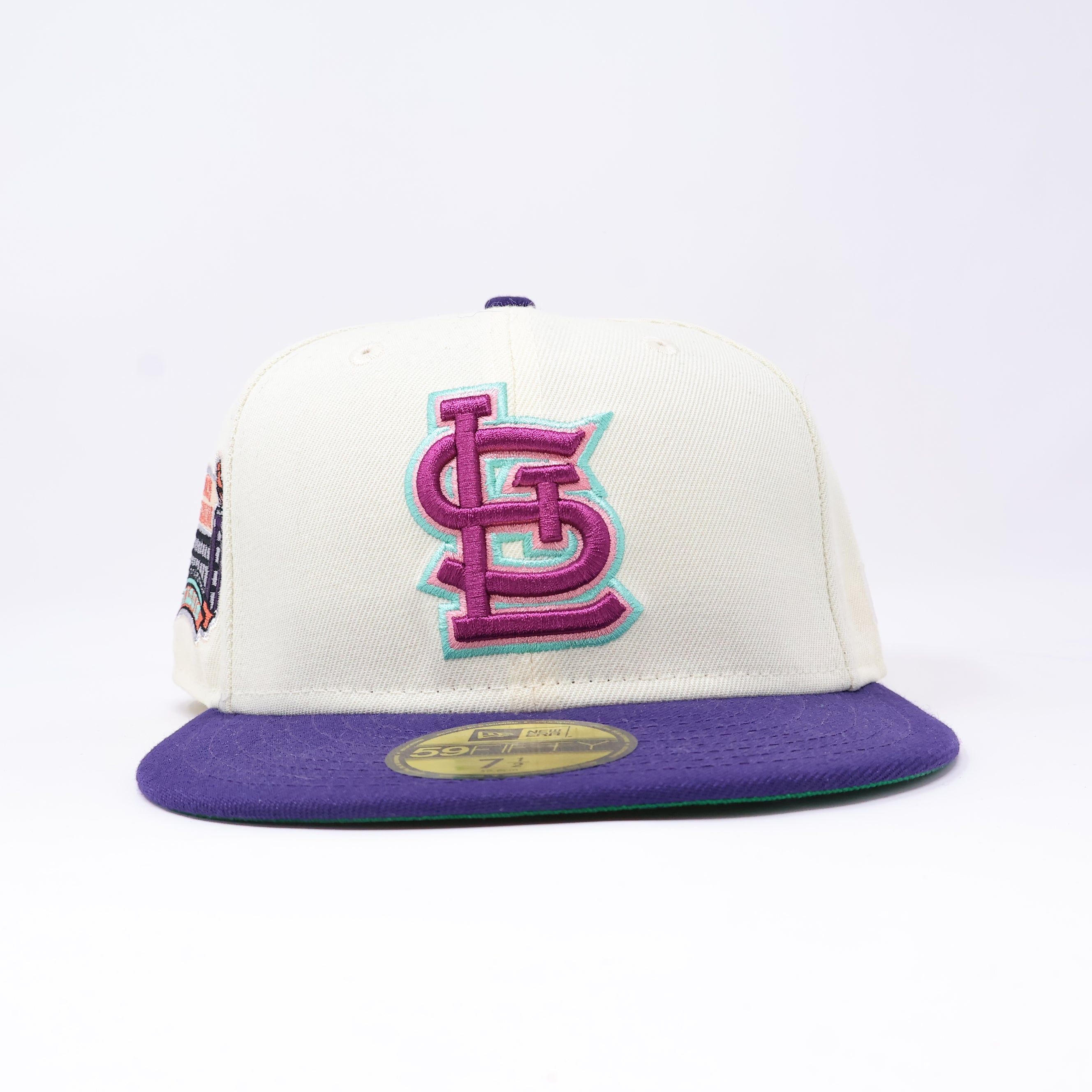 NWT 1/2 Cream St. Louis Cardinals Busch Stadium 59FIFTY New Era Fitted Hat Cap