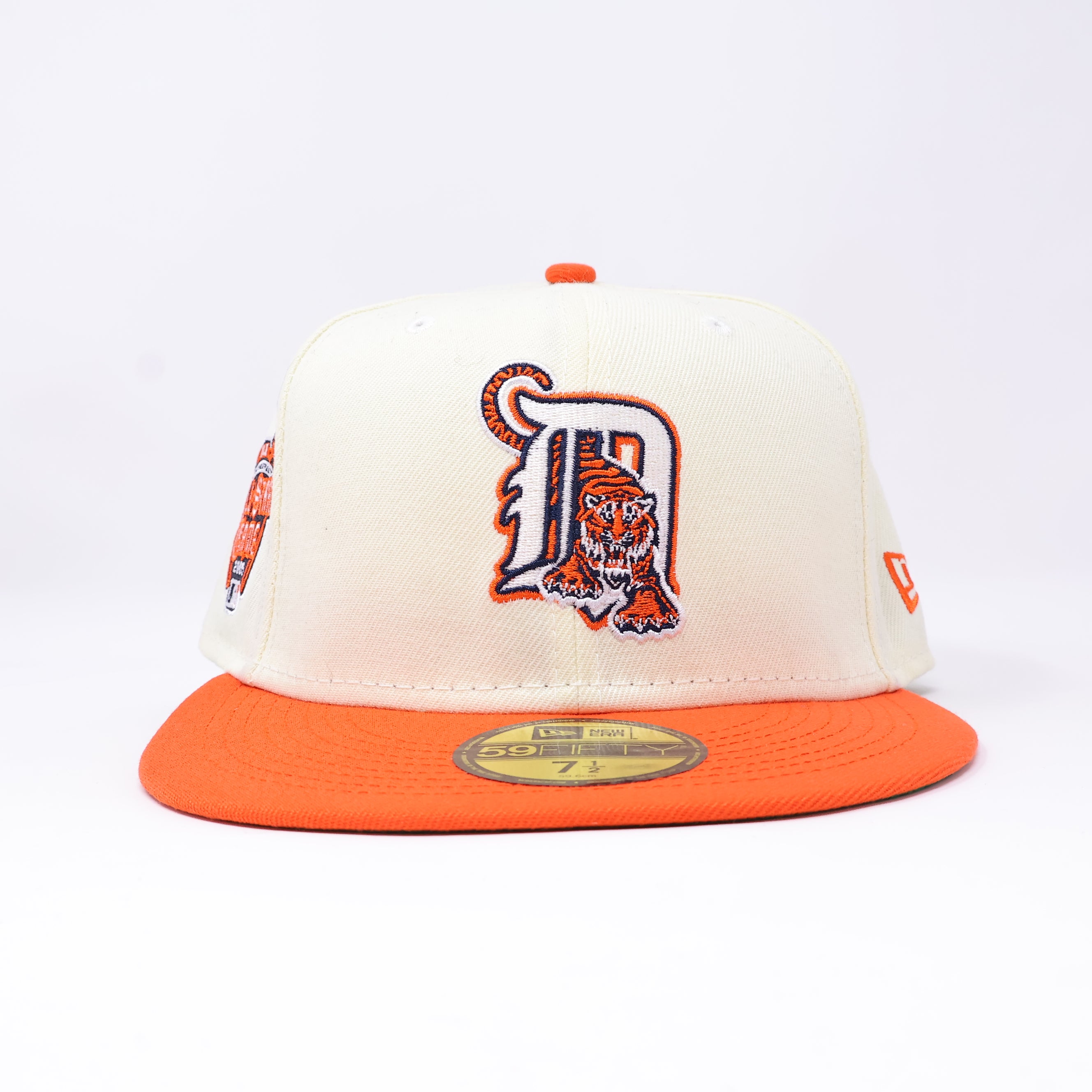 NWT 1/2 Cream Detroit Tigers 2005 All Star Game 59FIFTY New Era Fitted Hat Cap
