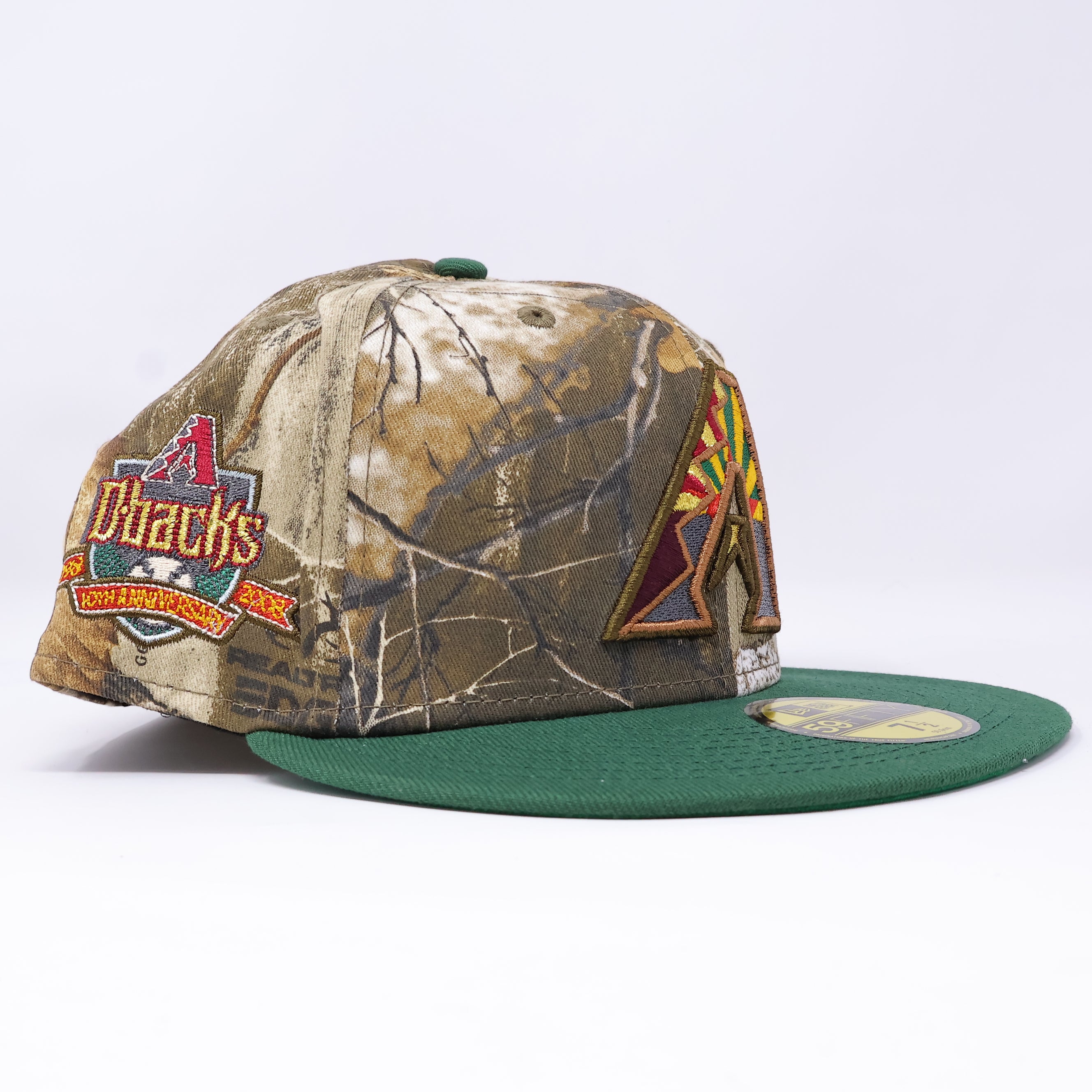 NWT 1/2 Realtree Arizona Diamondbacks 10th Anniversary 59FIFTY New Era Fitted Hat Cap