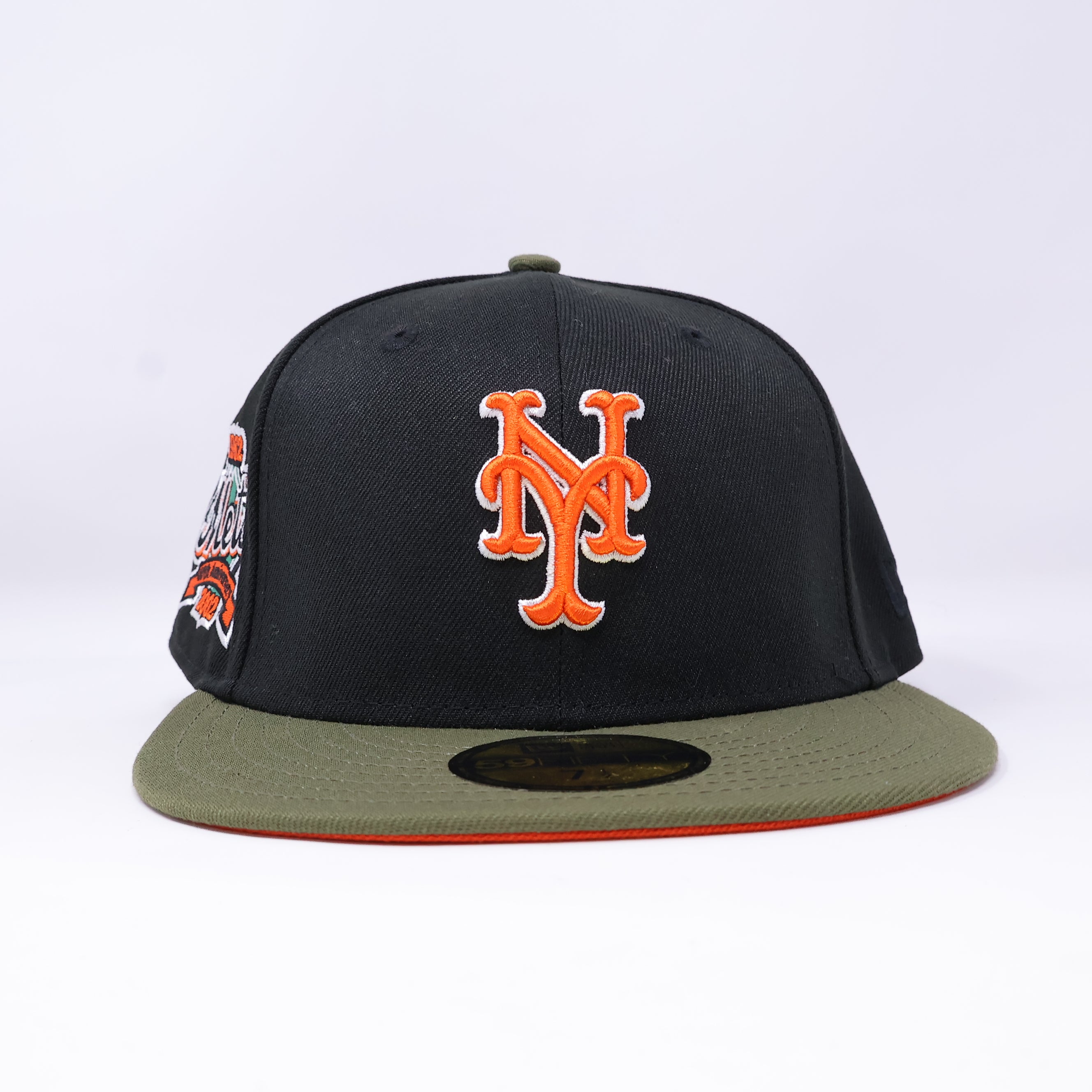 NWT 1/2 Black New York Mets 40th Anniversary 59FIFTY New Era Fitted Hat Cap