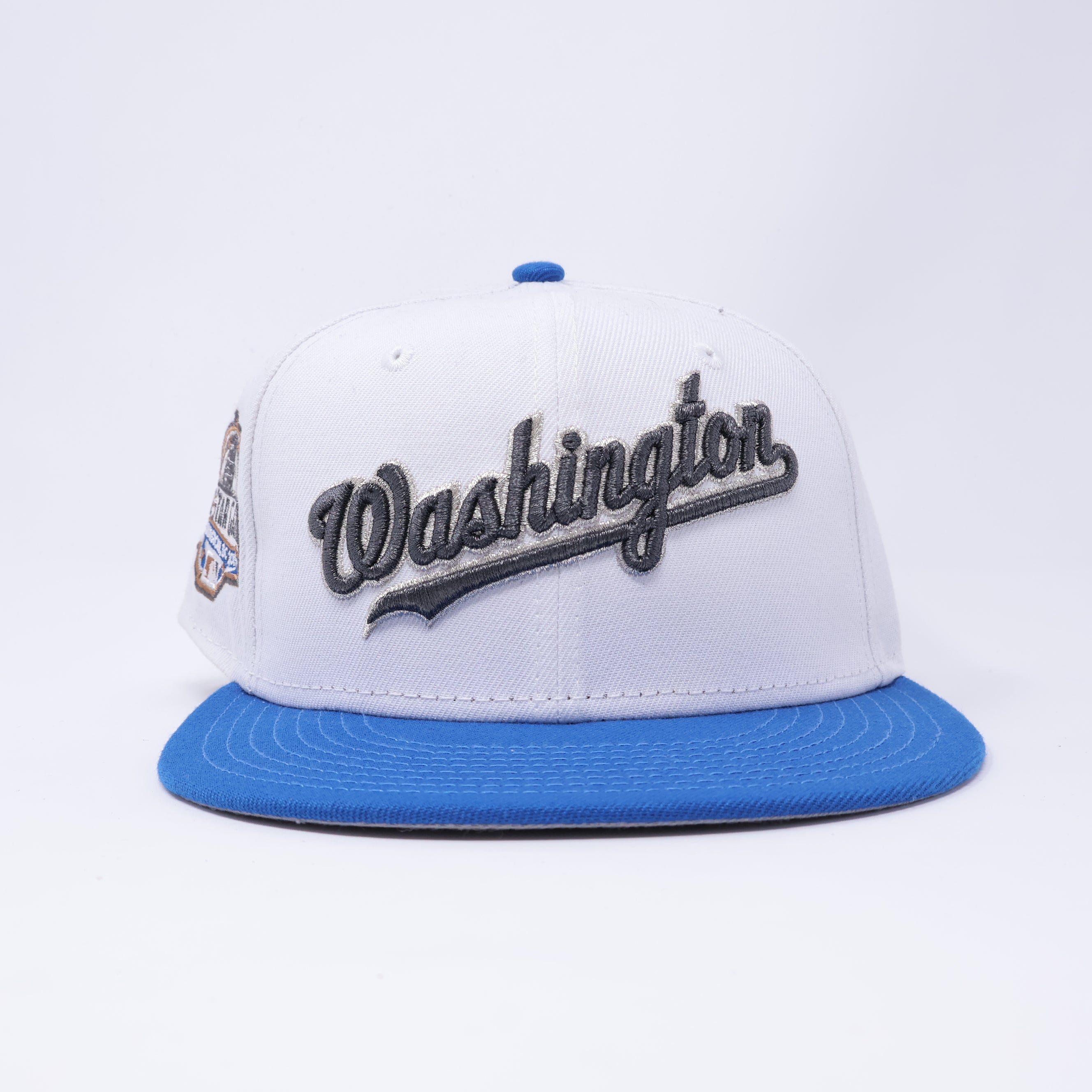 USED 1/8 White Washington Nationals All Star Game 59fifty New Era Fitted Hat Cap