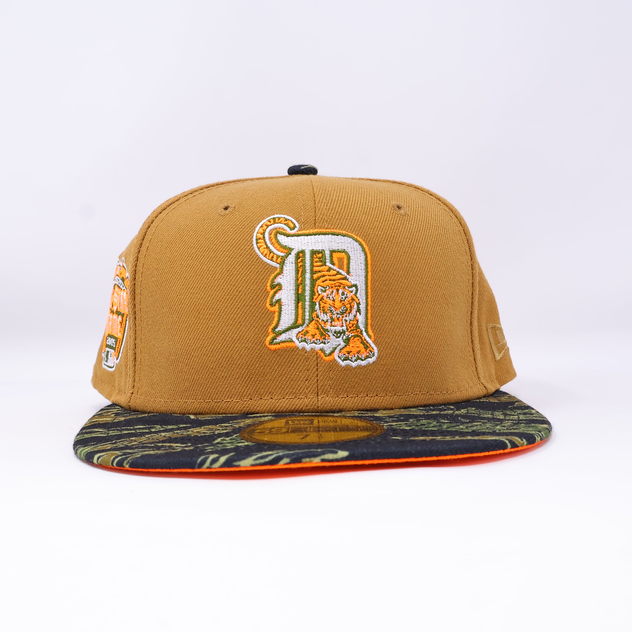 NWT 1/2 Tan Detroit Tigers 2005 All Star Game 59FIFTY New Era Fitted Hat Cap