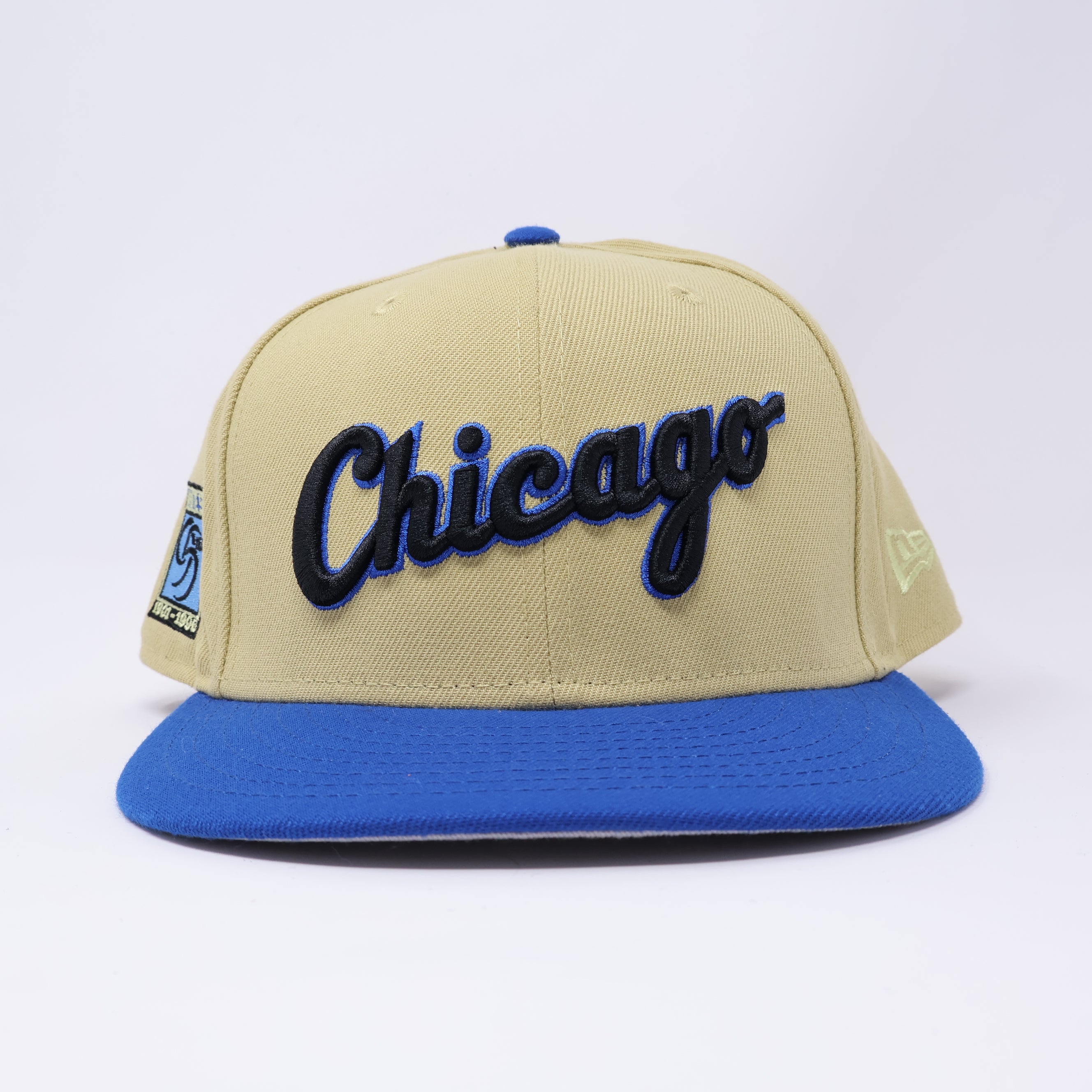 USED 3/4 Khaki Chicago White Sox 95 Years 59fifty  New Era Fitted Hat Cap