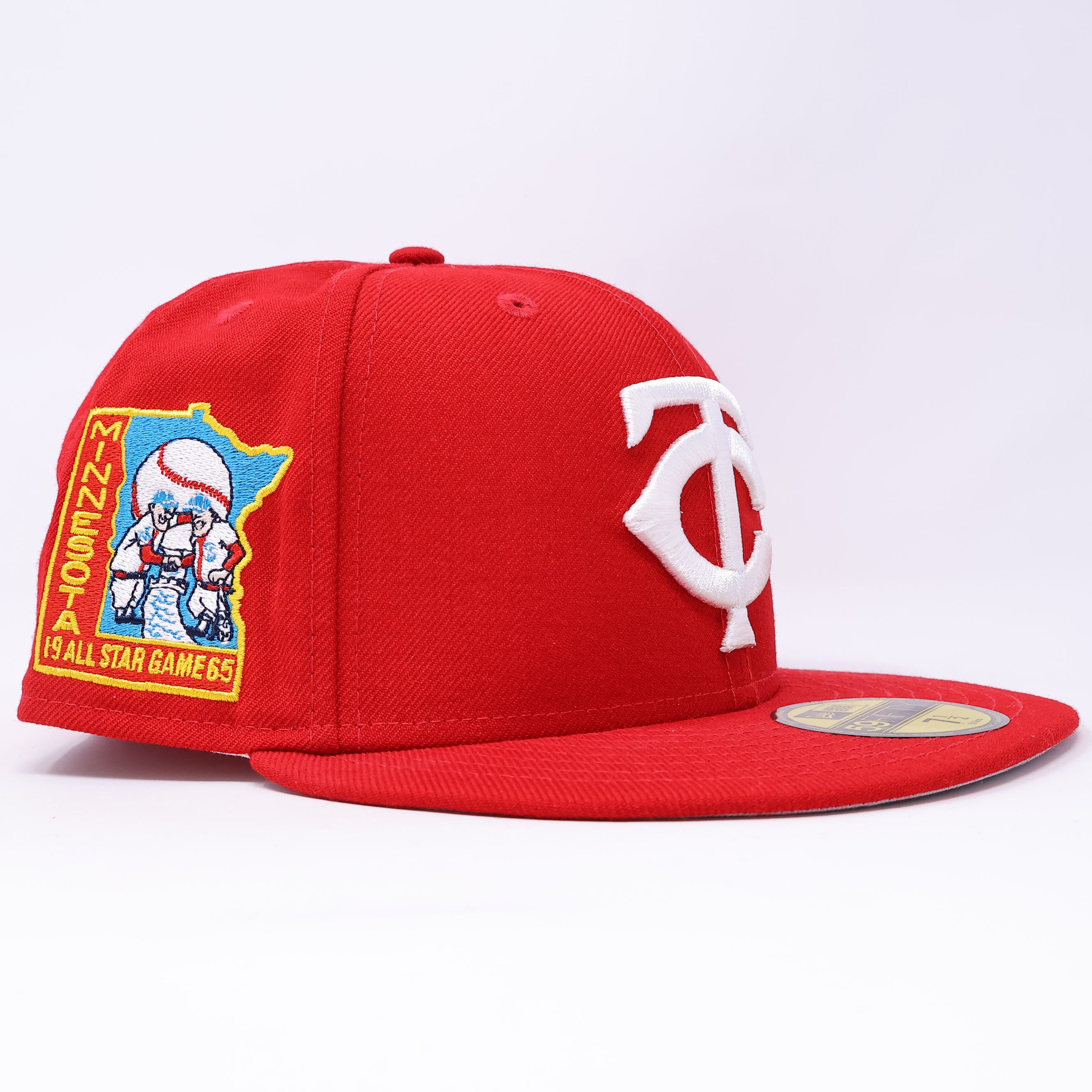 NWT 1/2 Red Minnesota Twins 1965 All Star Game 59FIFTY New Era Fitted Hat Cap