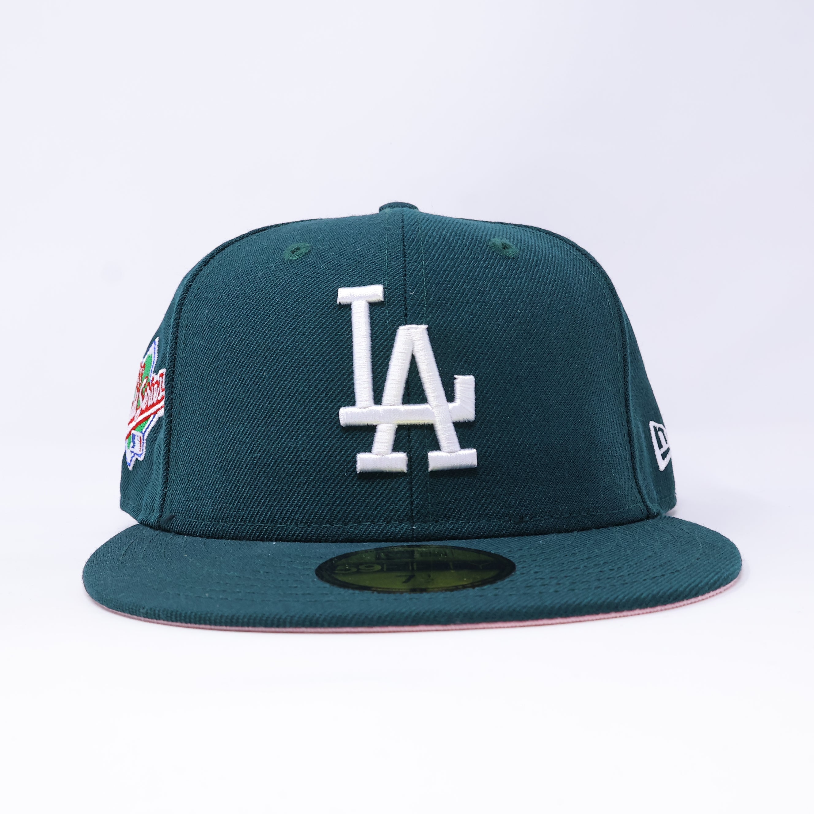NWT 1/2 Green Los Angeles Dodgers 1988 World Series 59FIFTY New Era Fitted Hat Cap
