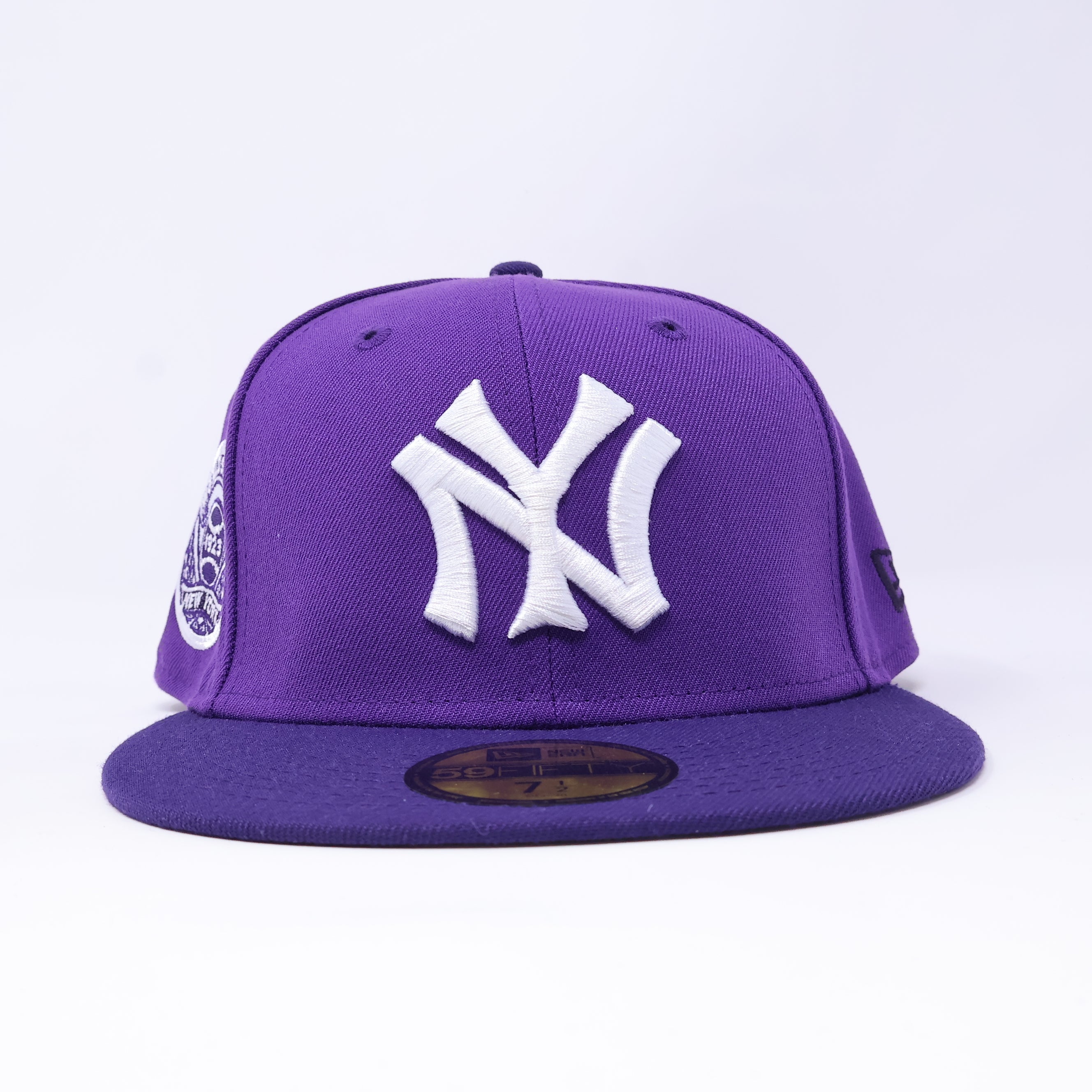 NWT 1/2 Purple New York Yankees 1923 World Series 59FIFTY New Era Fitted Hat Cap