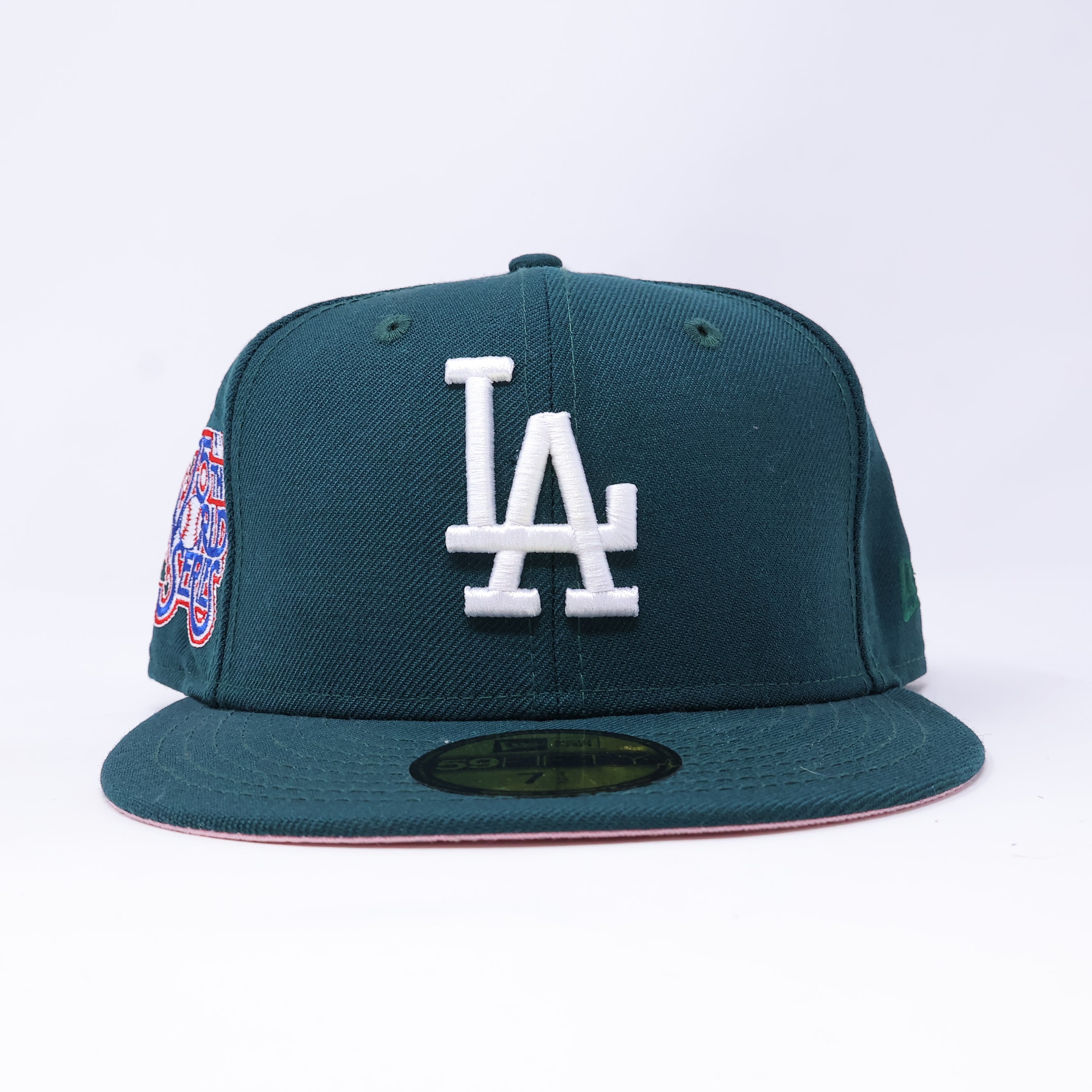 NWT 1/2 Green Los Angeles Dodgers 75th World Series 59FIFTY New Era Fitted Hat Cap