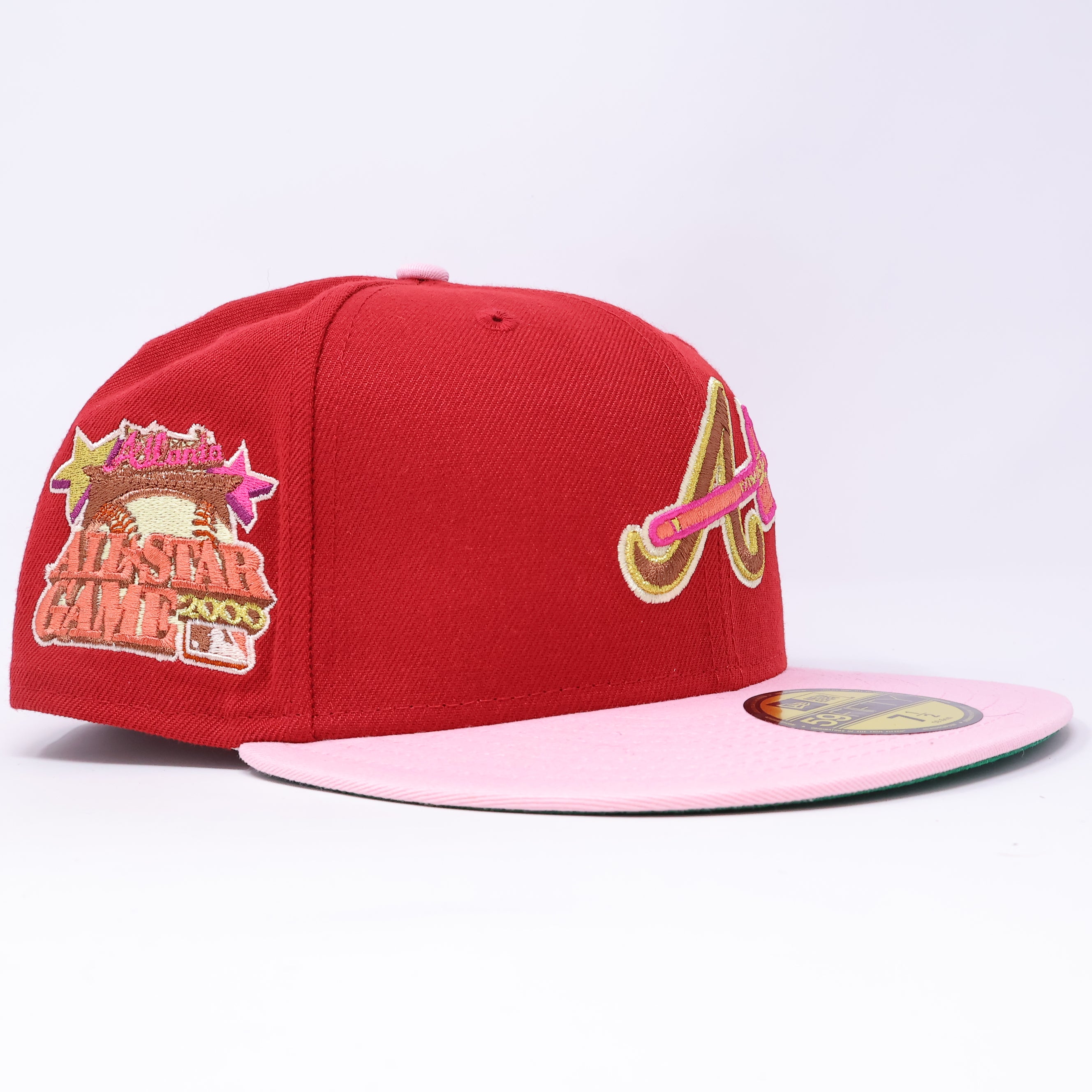 NWT 1/2 Red Atlanta Braves 2000 All Star Game 59FIFTY New Era Fitted Hat Cap