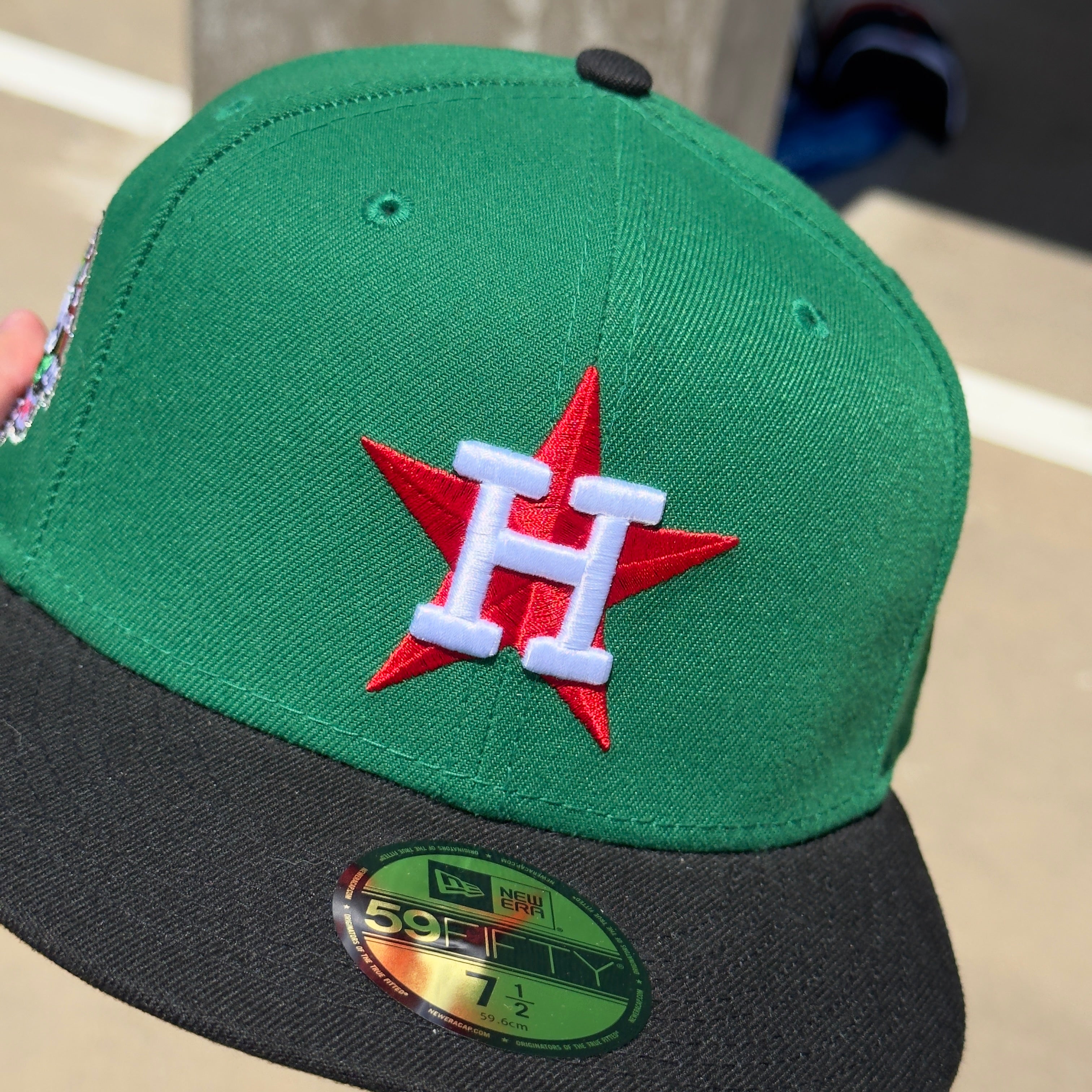 NEW 1/2 Green Houston Astros 45th Anniversary Hatclub 59fifty New Era Fitted Hat Cap