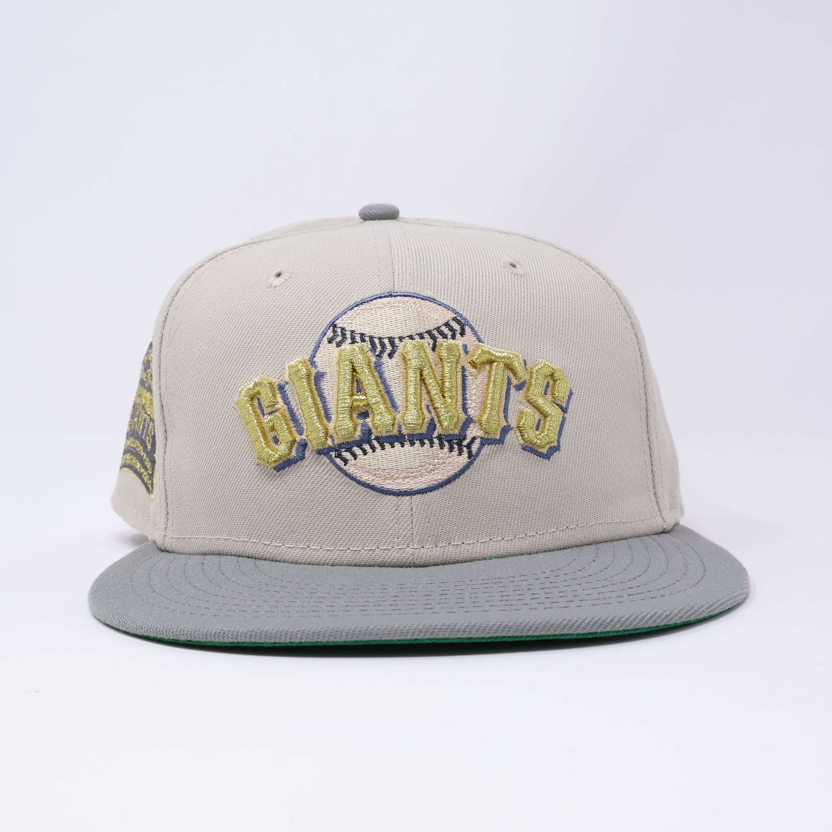 USED 1/8 Stone San Francisco Giants World Series Champs 59fifty New Era Fitted Hat Cap