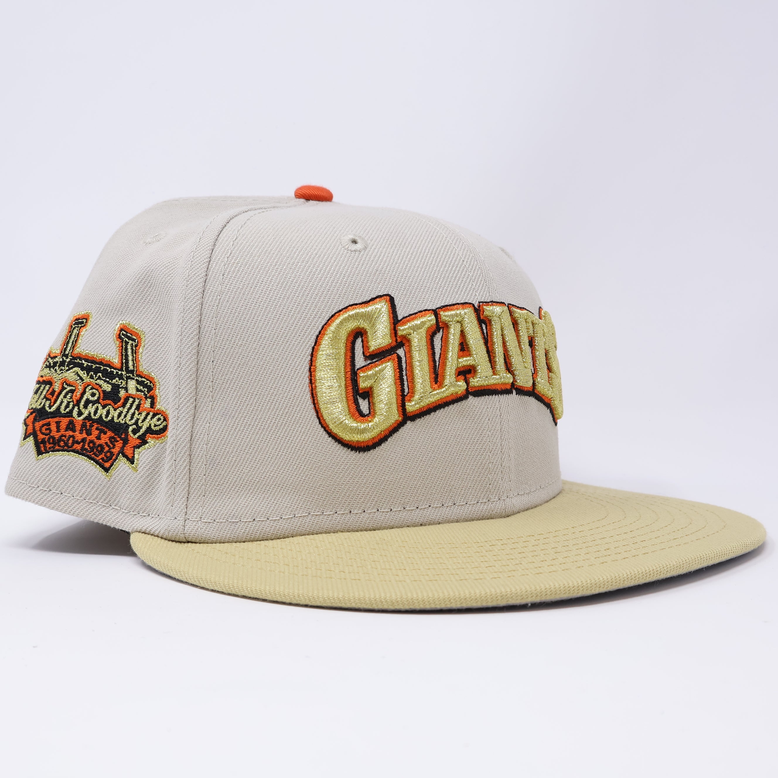 USED 1/8 Stone San Francisco Giants Tell It Goodbye 59fifty New Era Fitted Hat Cap