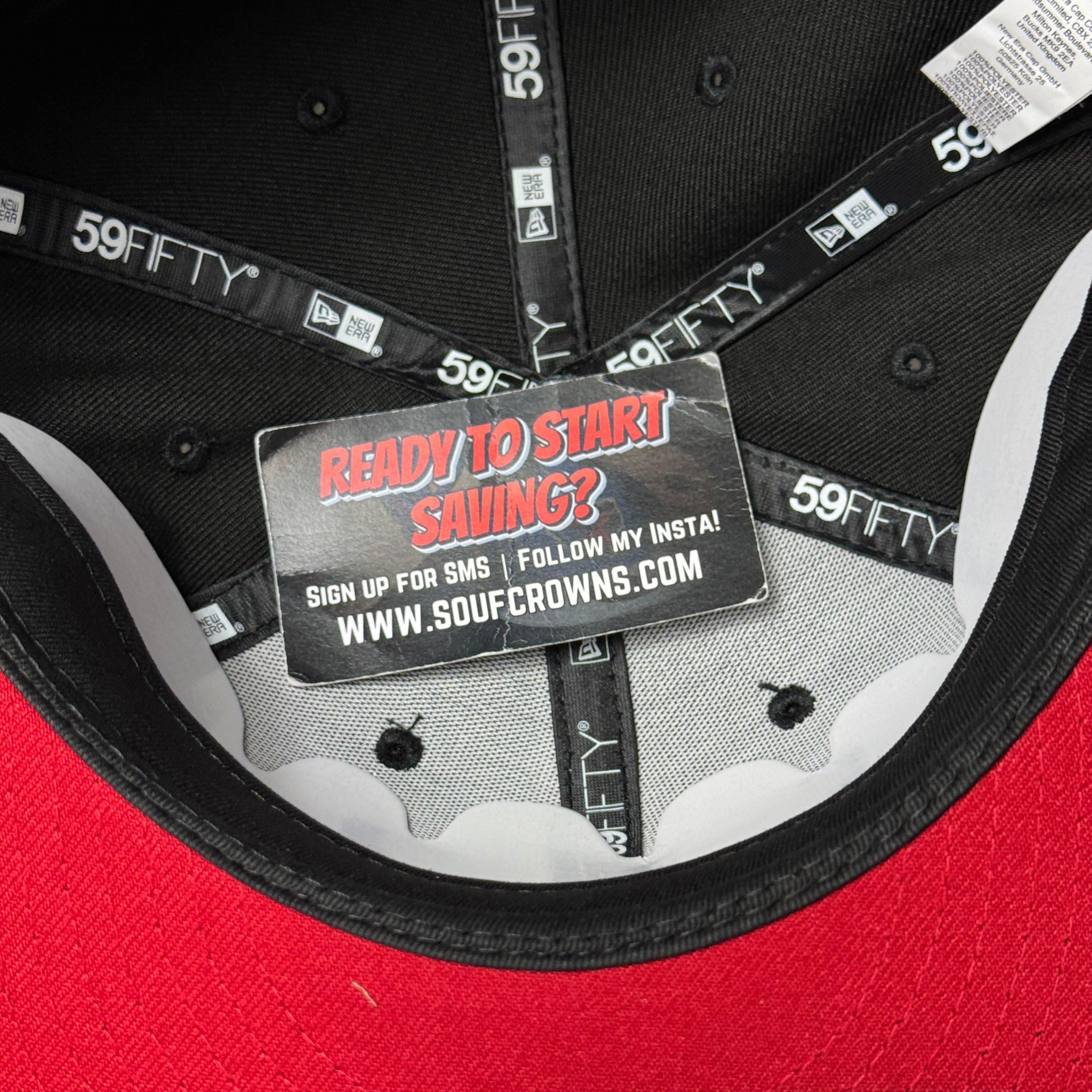 NWT Black Los Angeles Angels 50th Anniversary 59fifty New Era Fitted Hat Cap