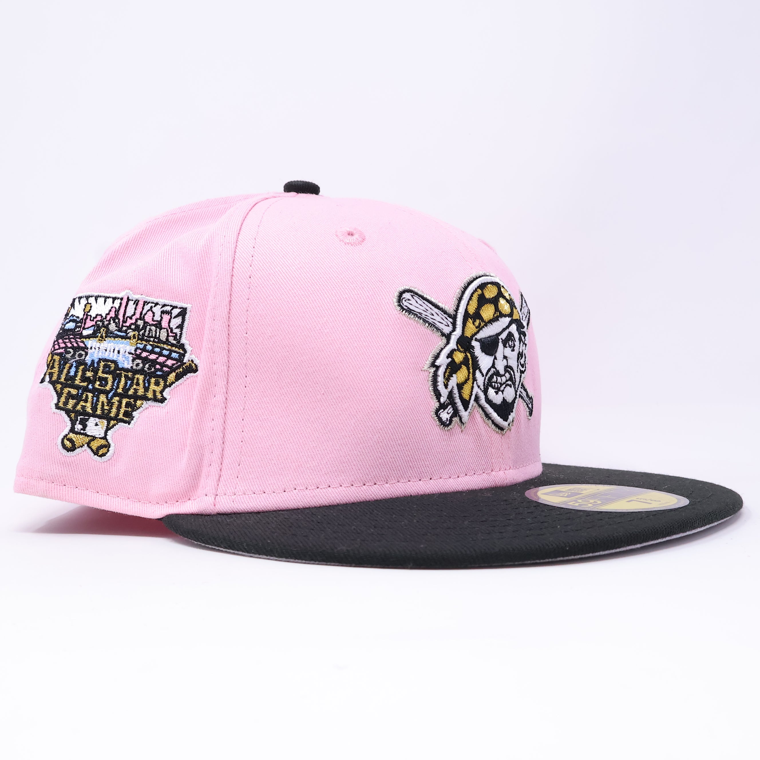 NWT 1/2 Pink Pittsburgh Pirates 2006 All Star Game 59FIFTY New Era Fitted Hat Cap