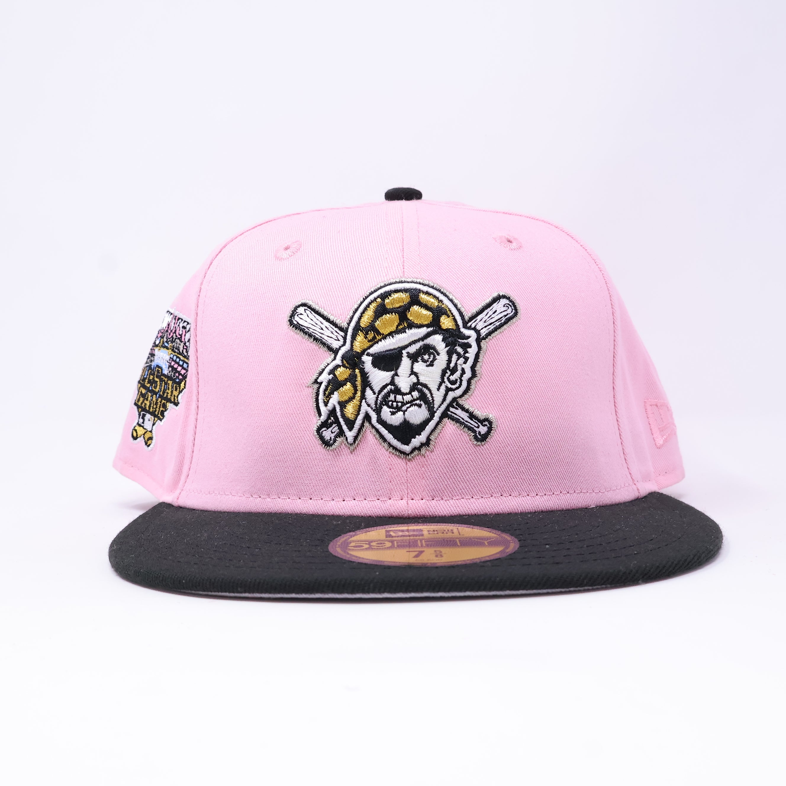 NWT 1/2 Pink Pittsburgh Pirates 2006 All Star Game 59FIFTY New Era Fitted Hat Cap