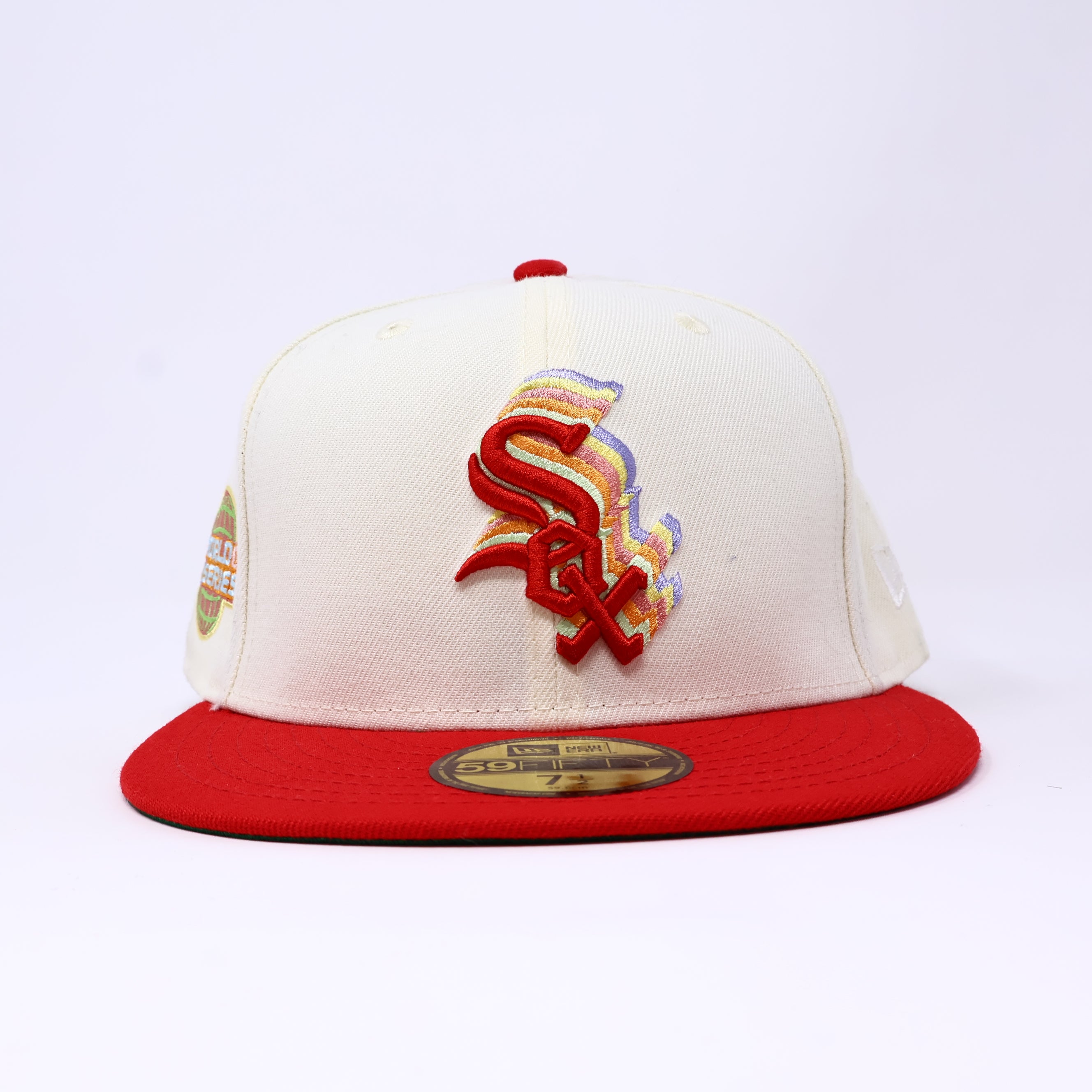 NWT 1/2 Cream Chicago White Sox World Series 59FIFTY New Era Fitted Hat Cap