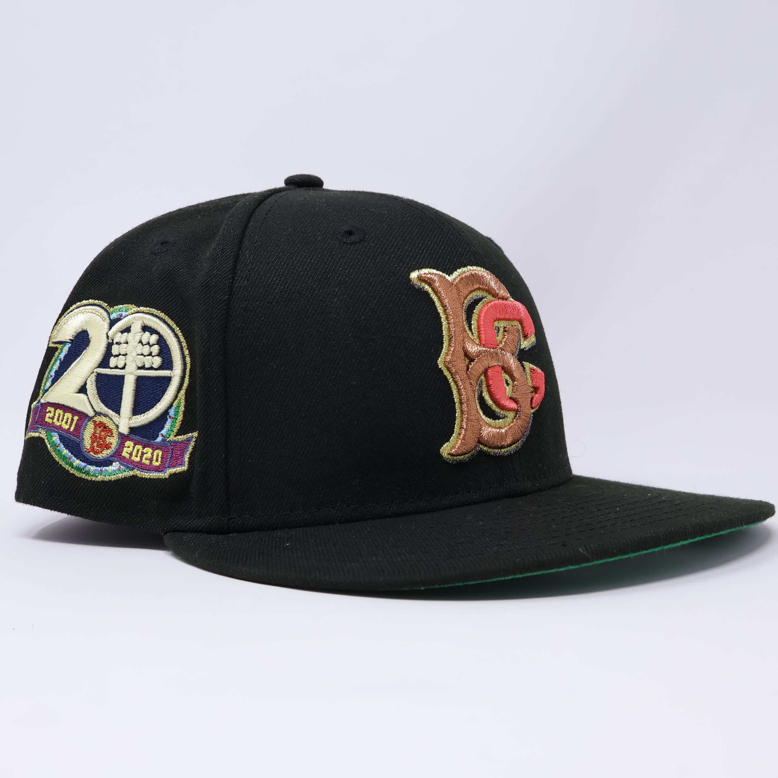 USED 1/8 Black Brooklyn Cyclones 20th Anniversary 59fifty New Era Fitted Hat Cap