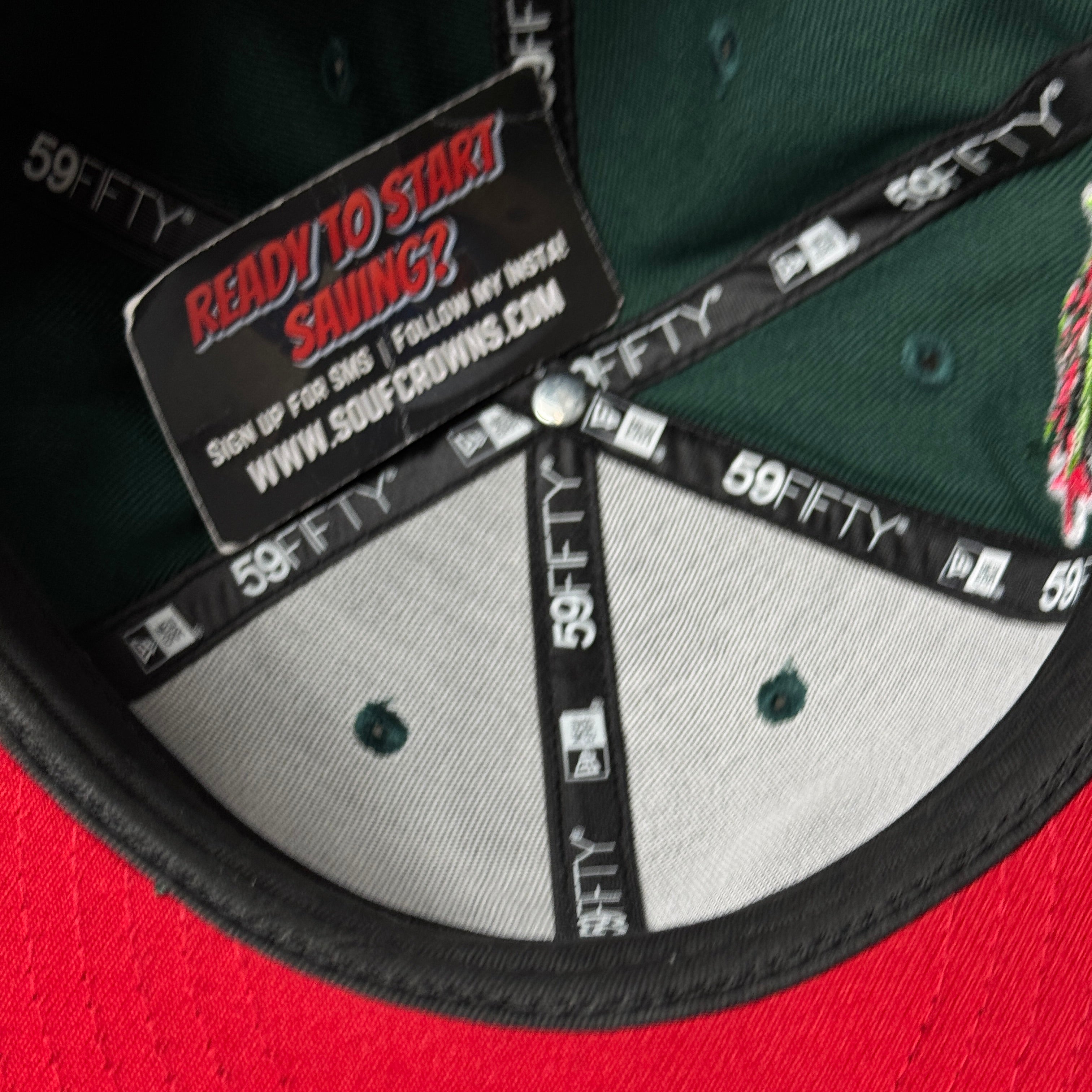 NWT 3/8 Green Atlanta Braves 2000 All Star Game 59fifty New Era Fitted Hat Cap