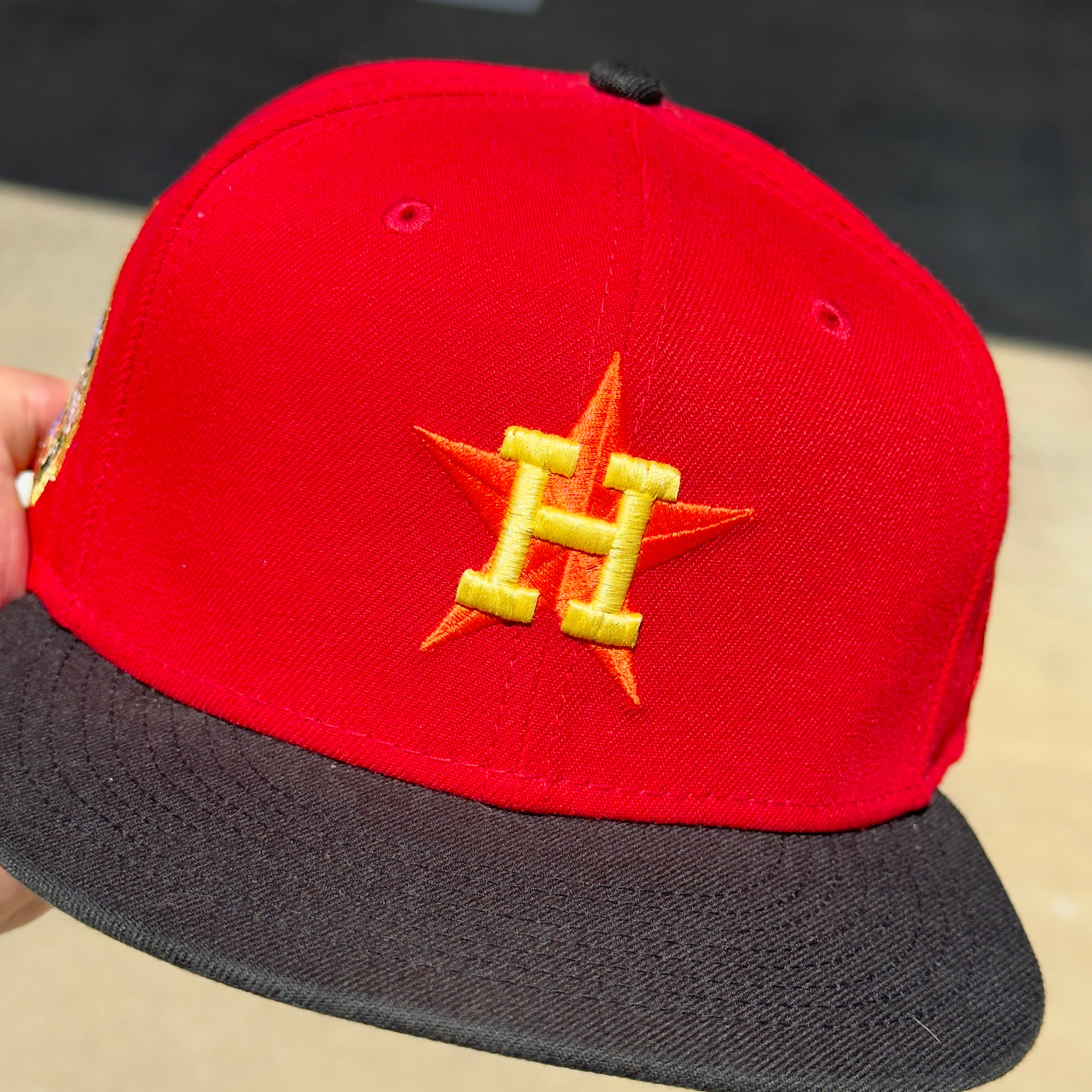 USED 1/2 Red Houston Astros 1986 All Star Game 59fifty New Era Fitted Hat Cap