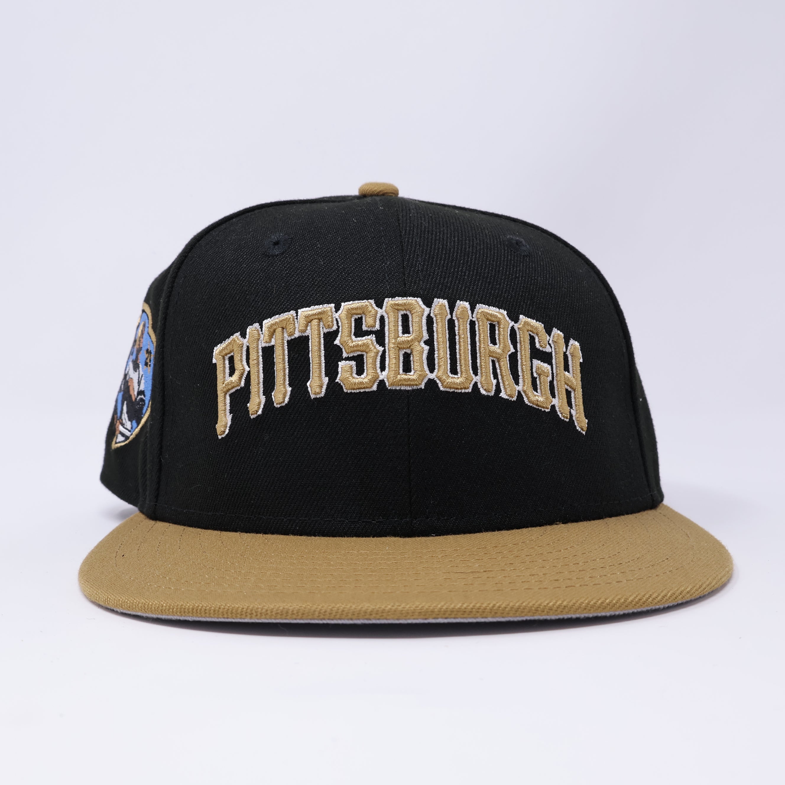 USED 1/8 Black Pittsburg Pirates Roberto Clemente 59fifty New Era Fitted Hat Cap