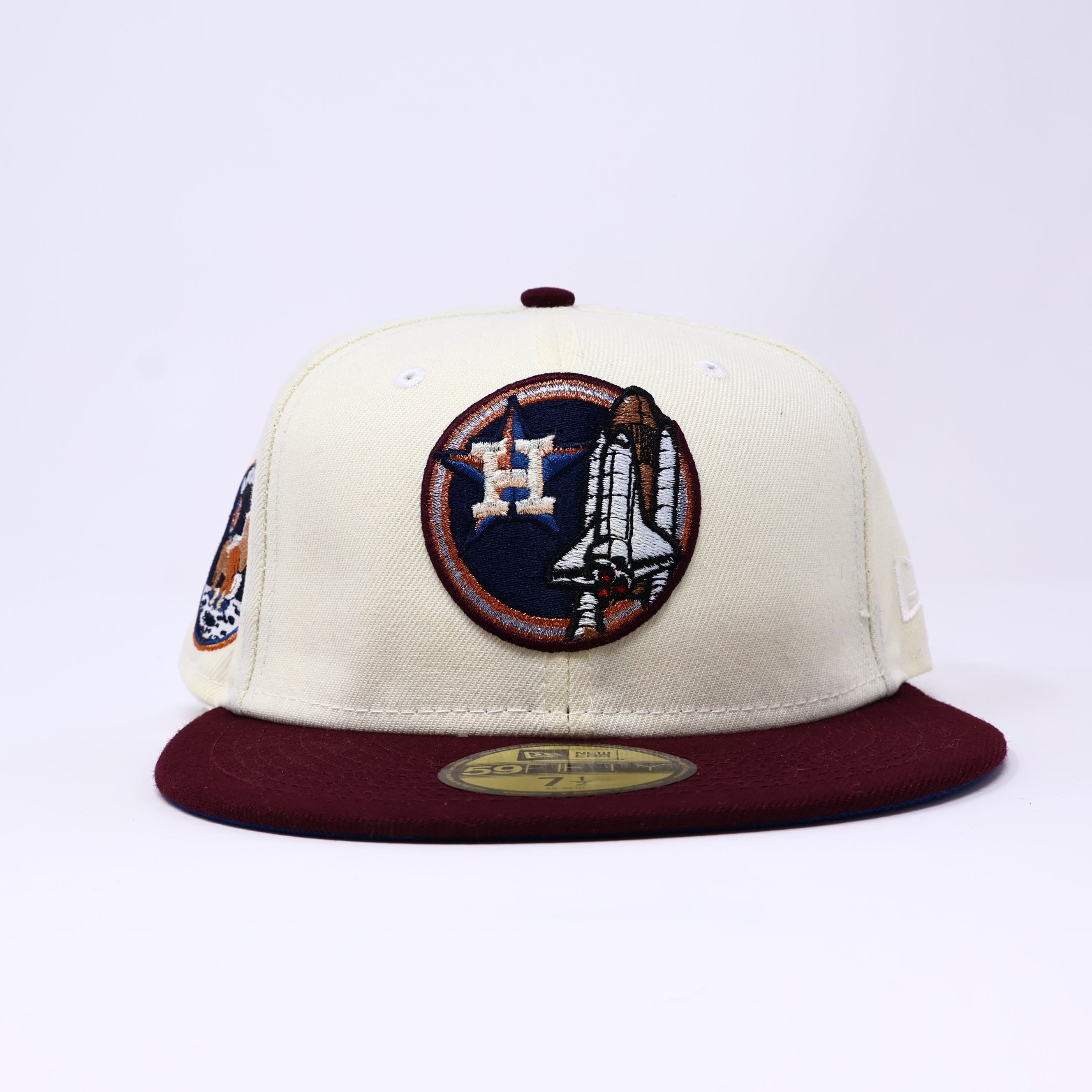 NWT Cream Houston Astros Apollo 11 59FIFTY New Era Fitted Hat Cap