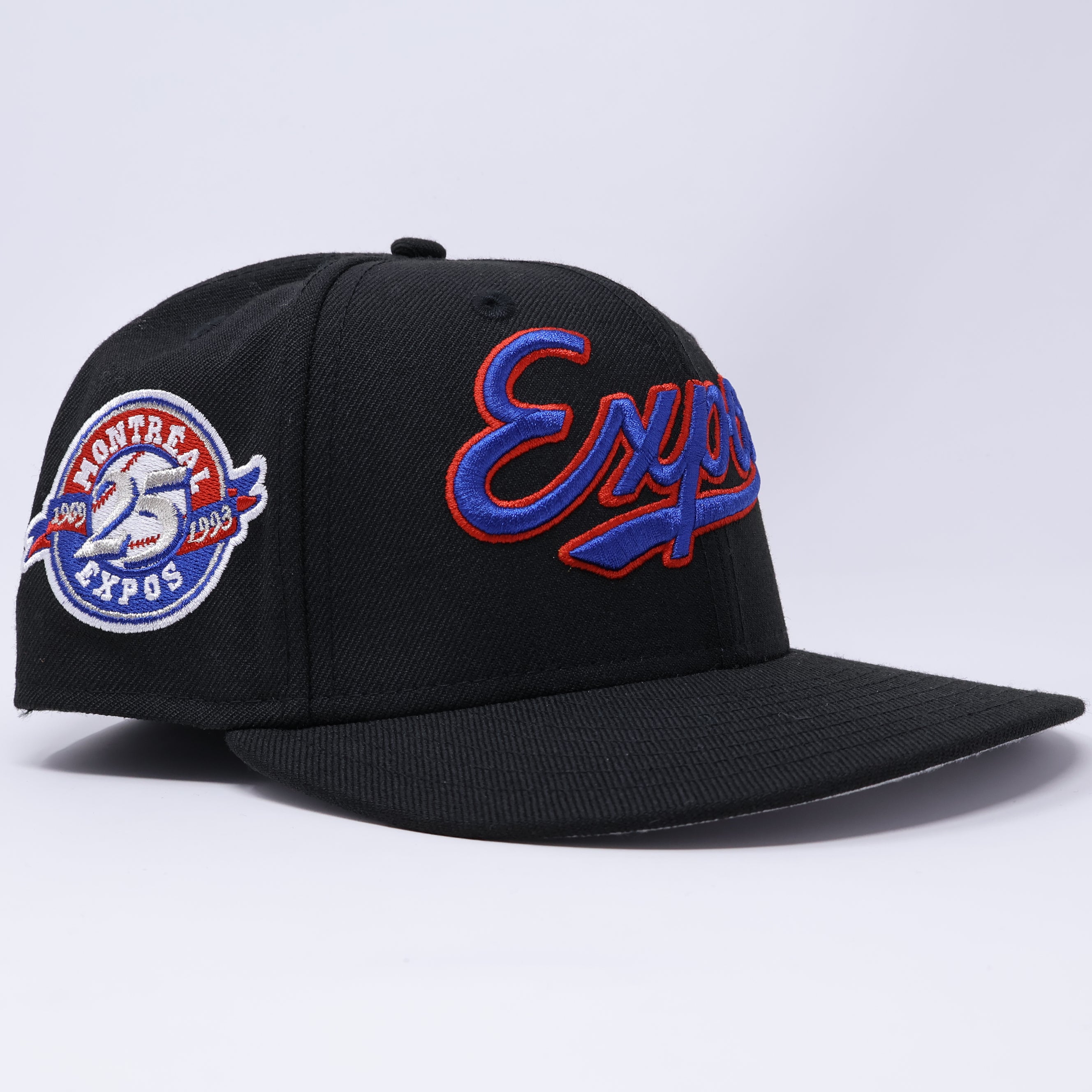 USED 1/8 Black Montreal Toronto Expos 25th Anniversary 59fifty New Era Fitted Hat Cap