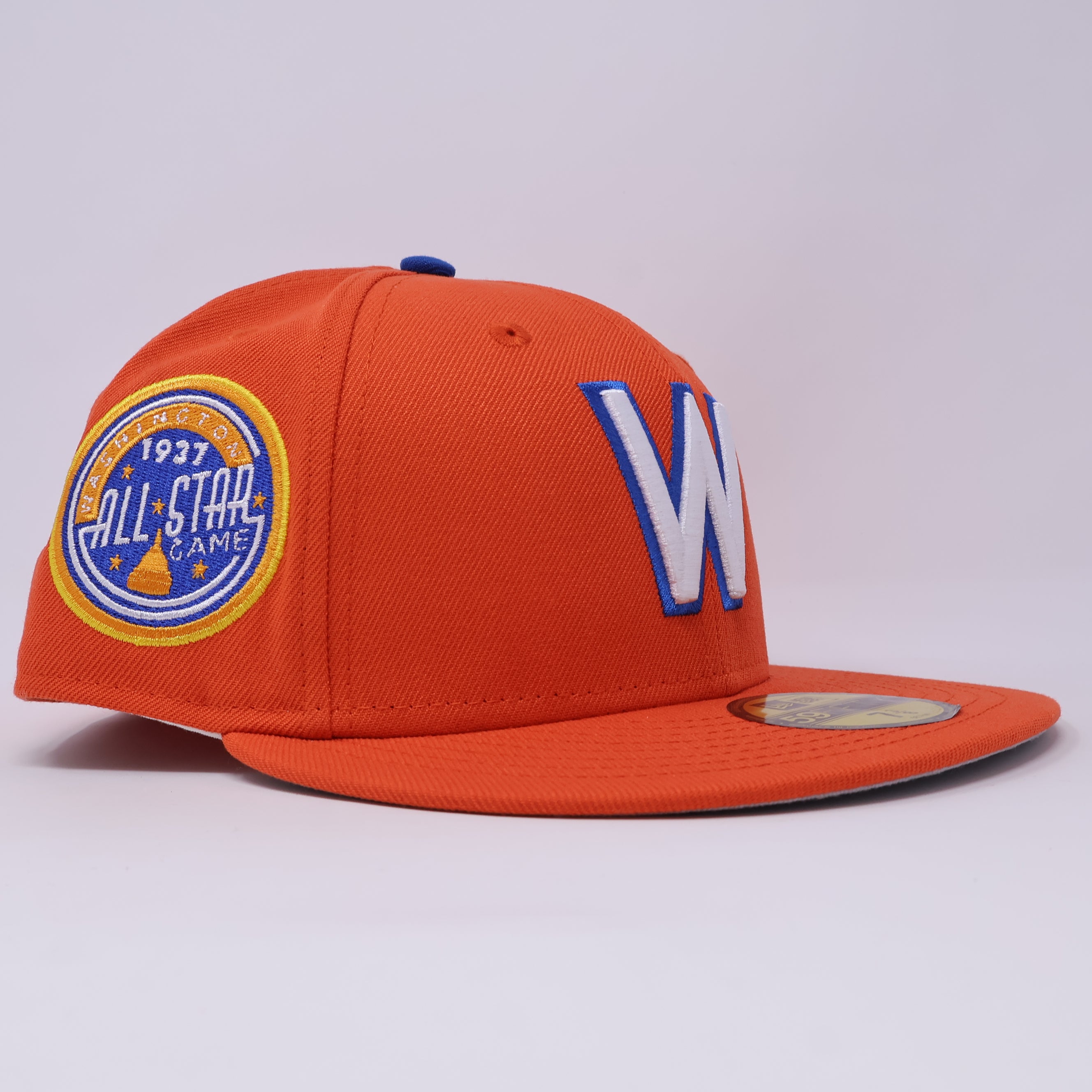 NWT 3/8 Orange Washington Nationals 1937 All Star Game 59FIFTY New Era Fitted Hat Cap