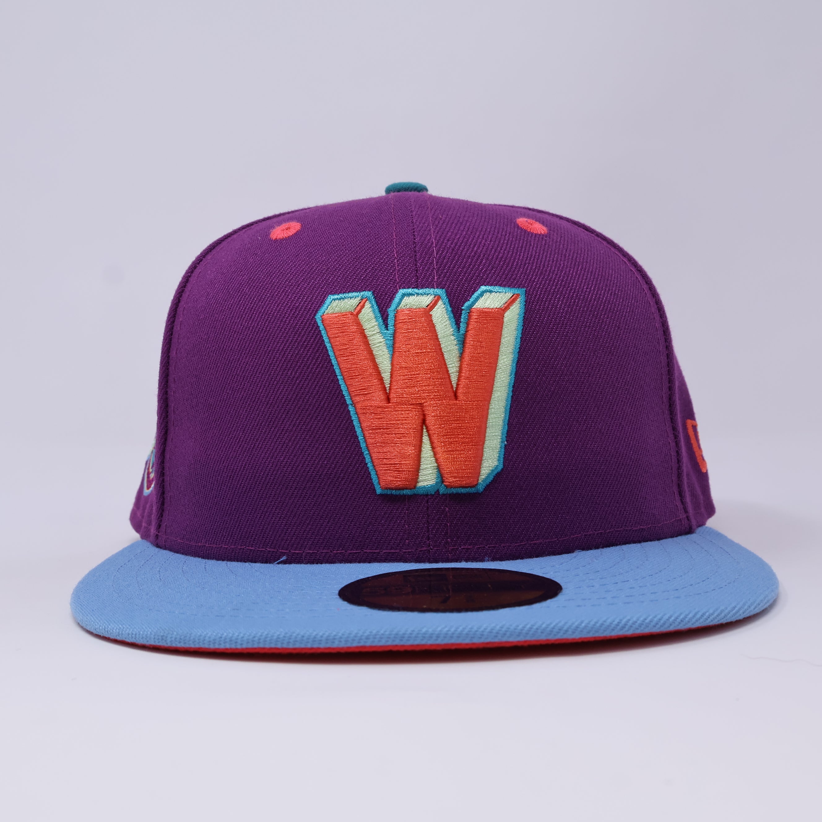 NWT 3/8 Purple Washington Nationals All Star Game 59fifty New Era Fitted Hat Cap