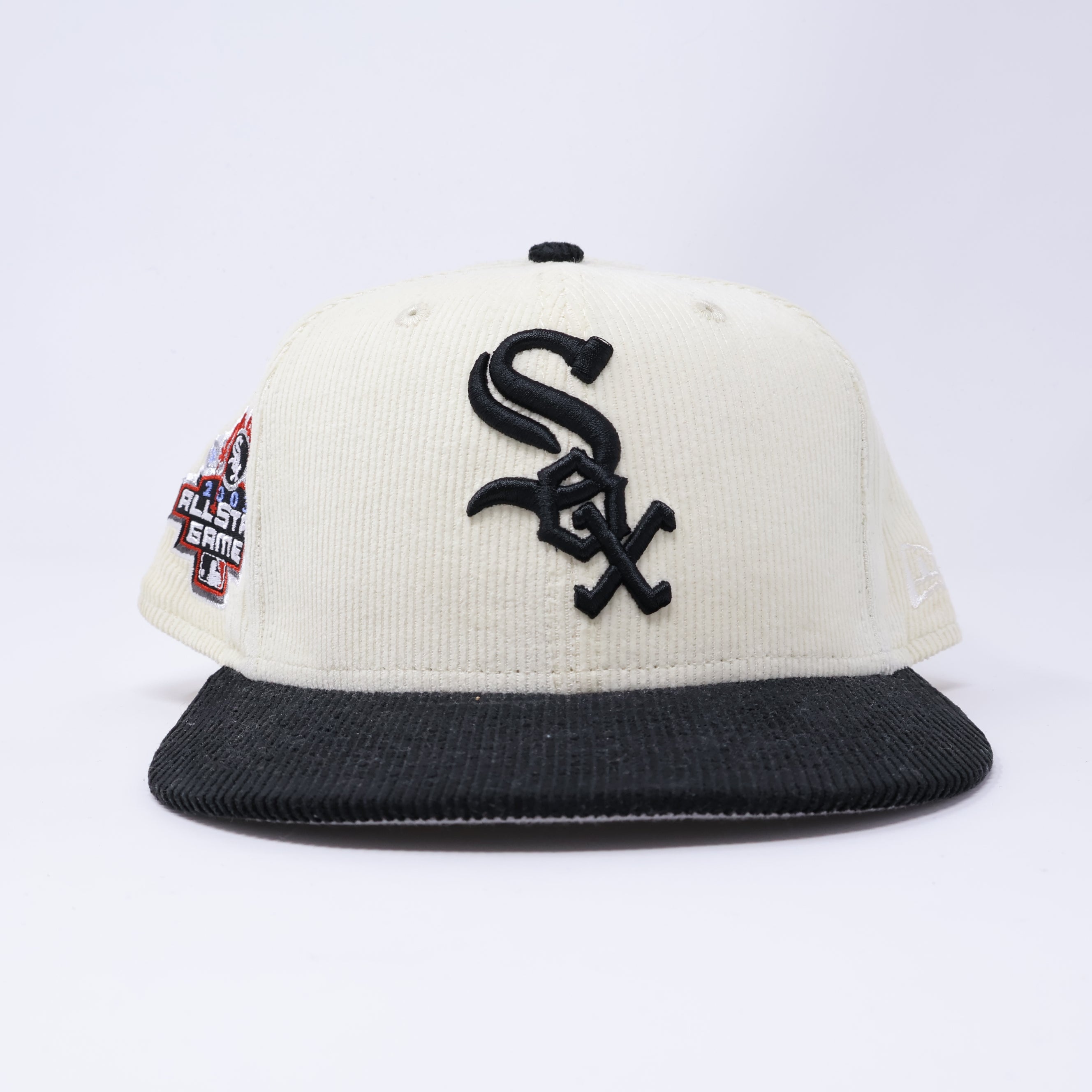 USED 3/4 Chrome Corduroy Chicago White Sox 2003 All Star Game 59fifty  New Era Fitted Hat Cap