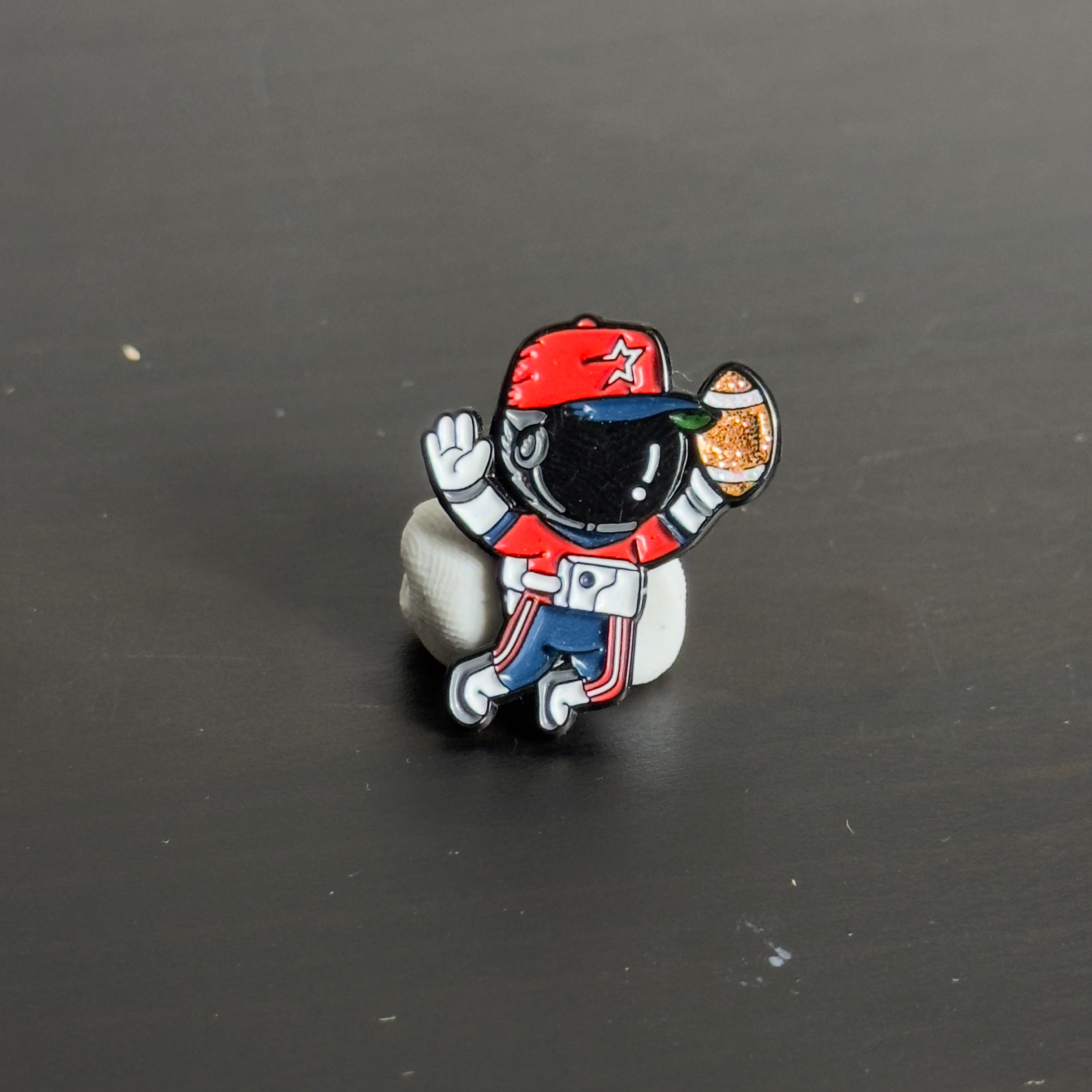 SpaceCityBrims Astronaut Graphic Pin (Multiple Styles/Colors)