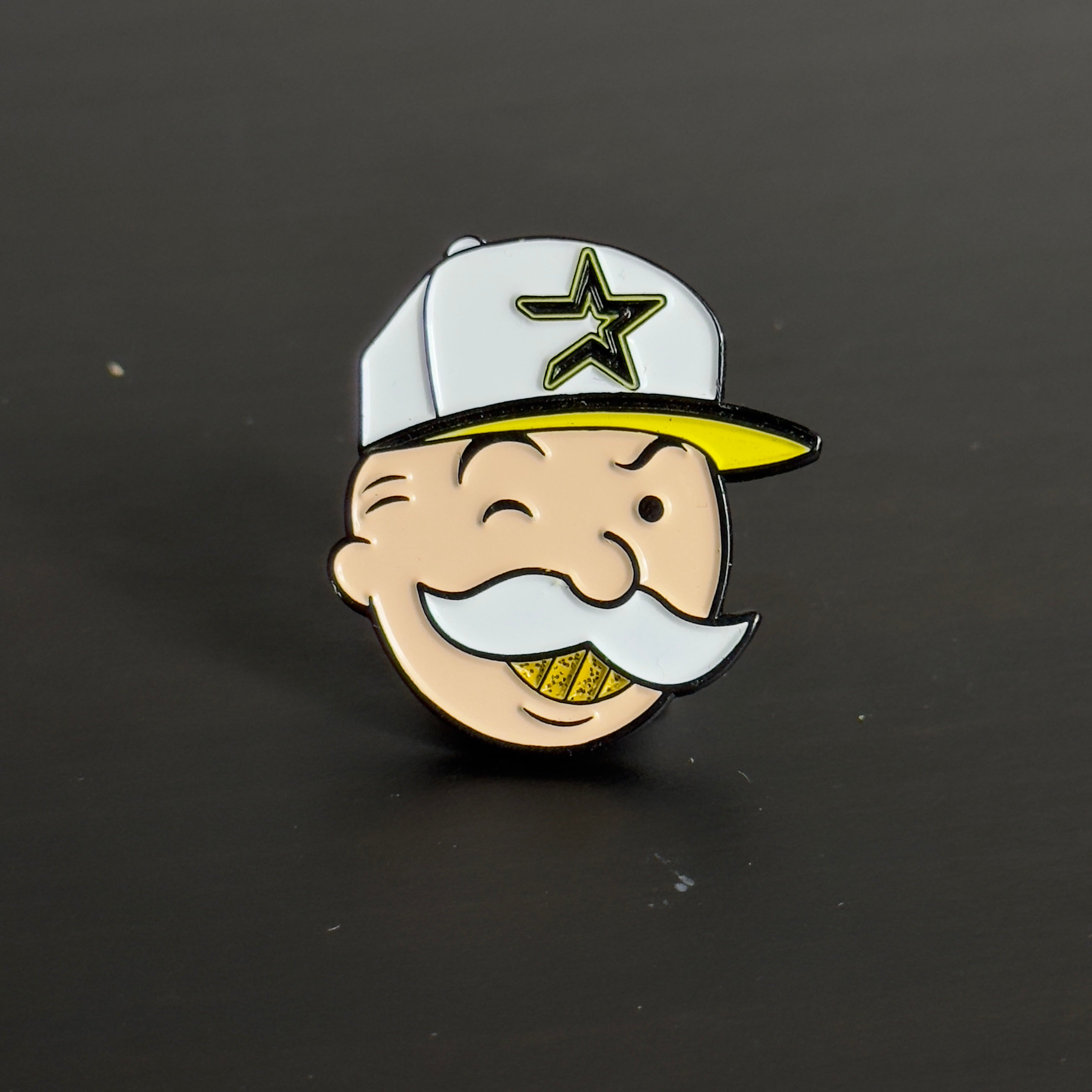 Monopoly Astros Graphic Pin