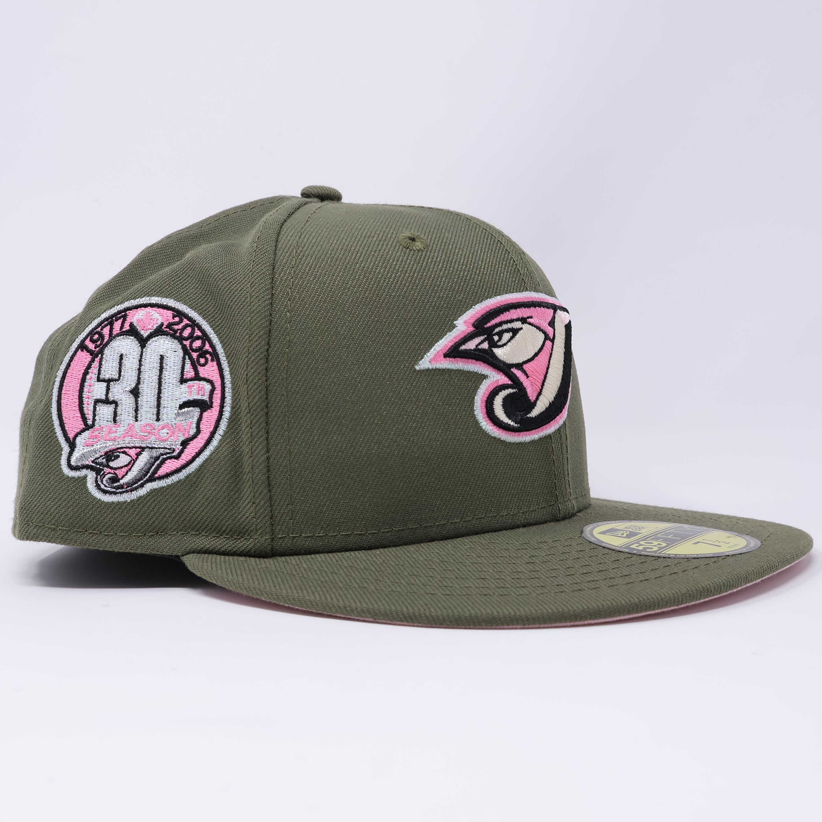 NWT 1/2 Green Toronto Blue Jays 30th Season 59fifty New Era Fitted Hat Cap
