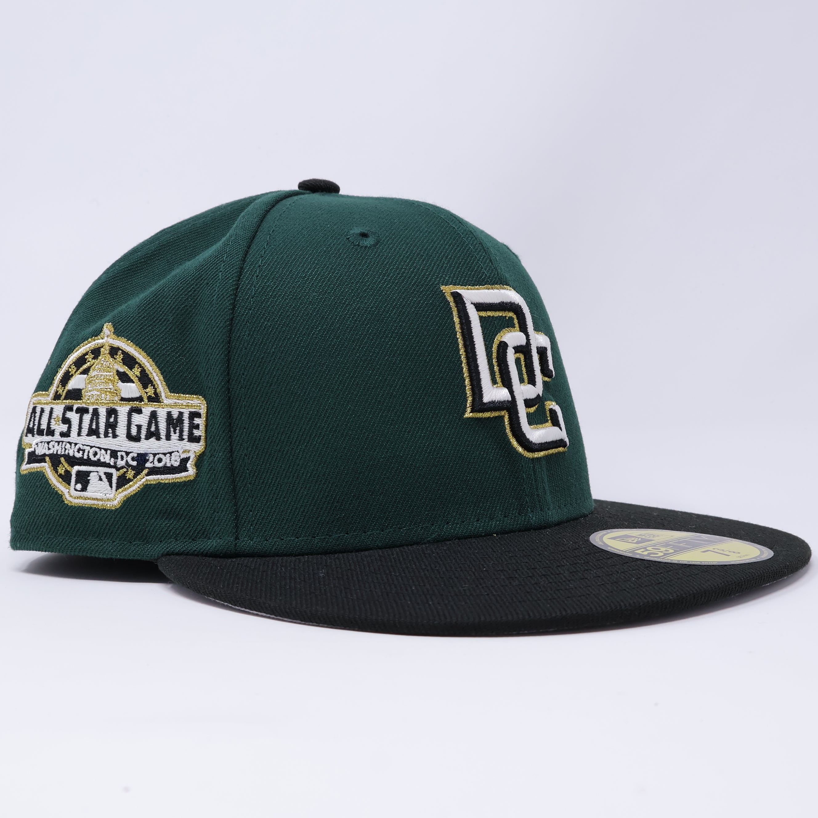 NWT 3/8 Green Washington Nationals All Star Game 59fifty New Era Fitted Hat Cap