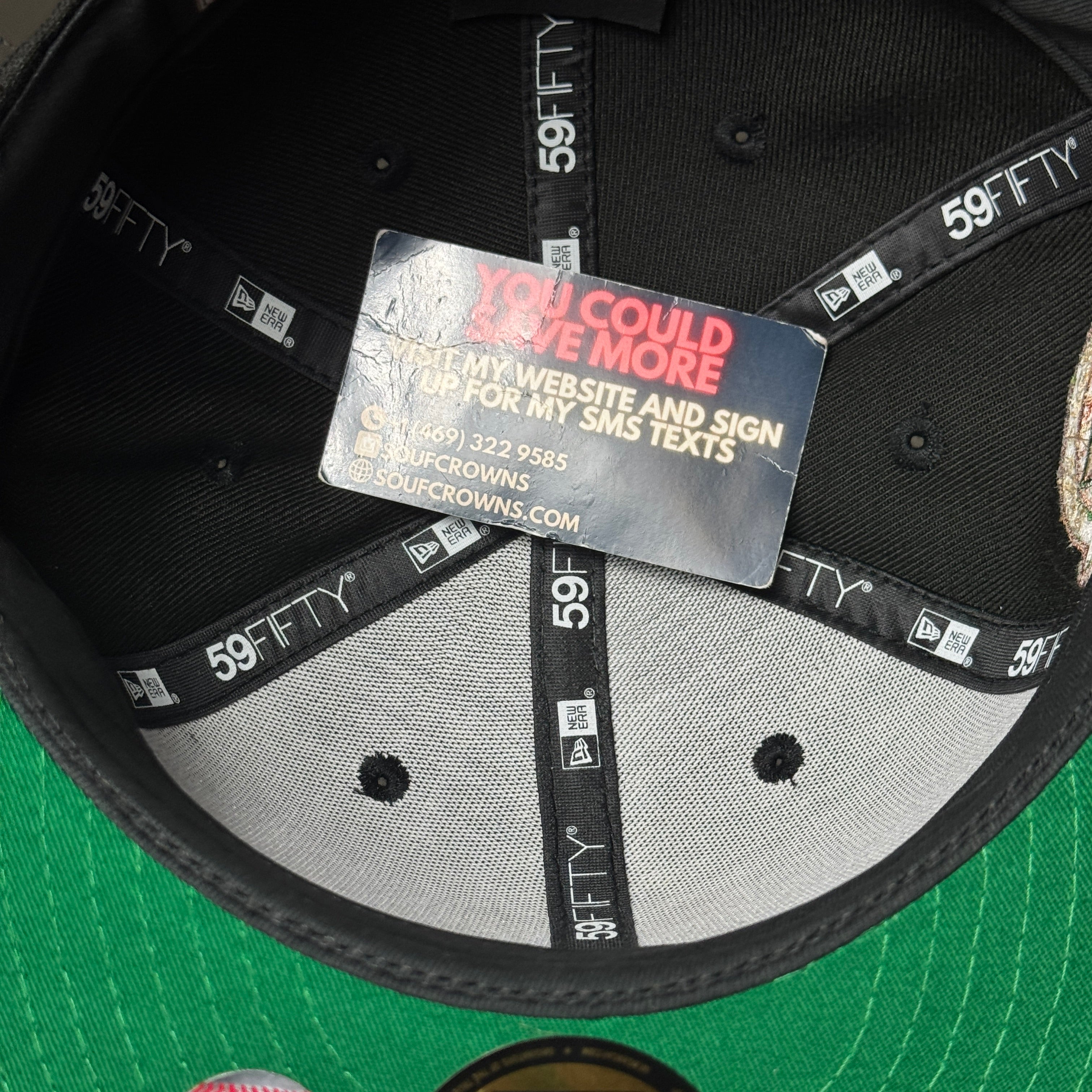 NWT 1/4 Black Arizona Diamondbacks 25th Anniversary 59fifty New Era Fitted Hat Cap