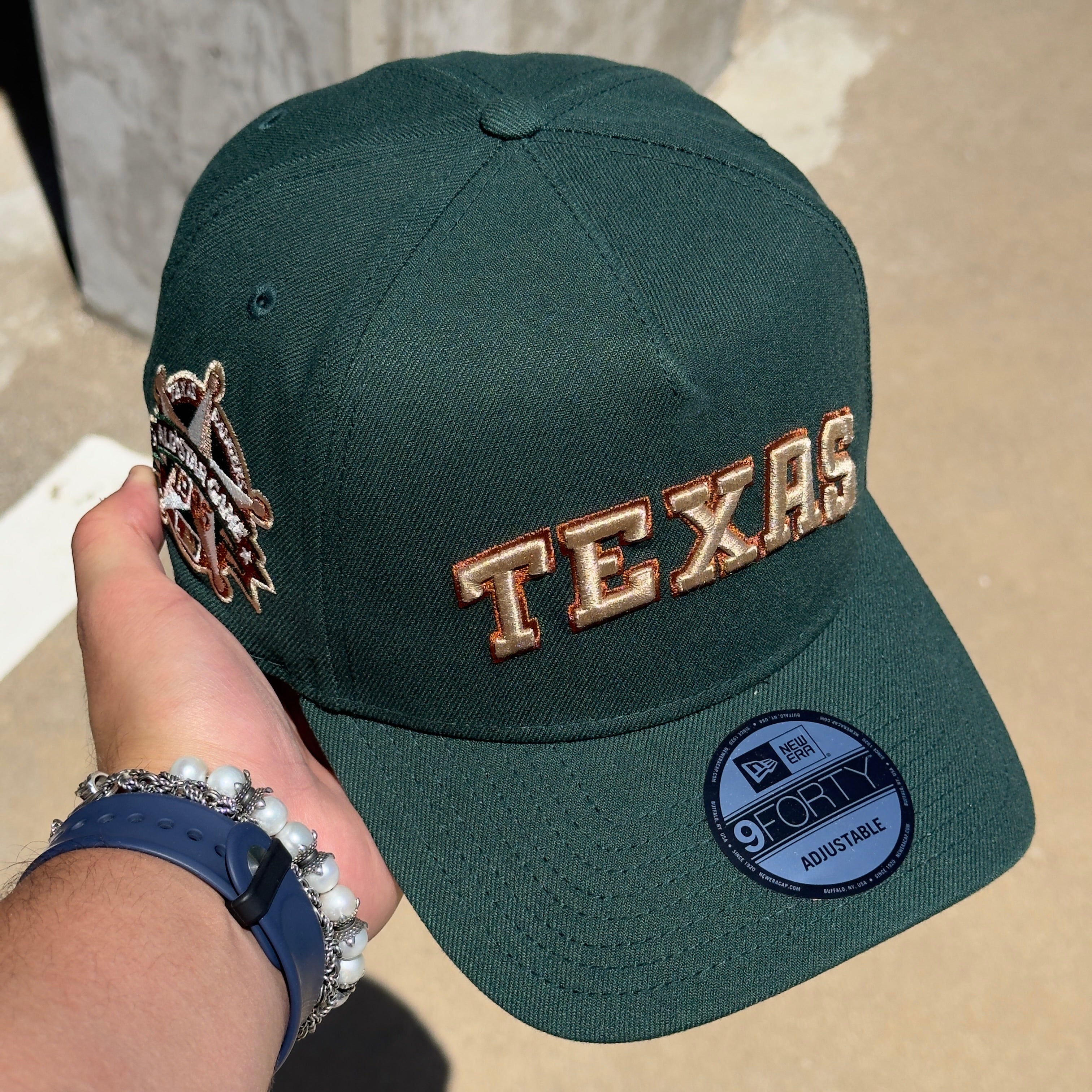 NEW Green Texas Rangers 1995 All Star Game New Era 9Forty Adjustable One Size A-Frame