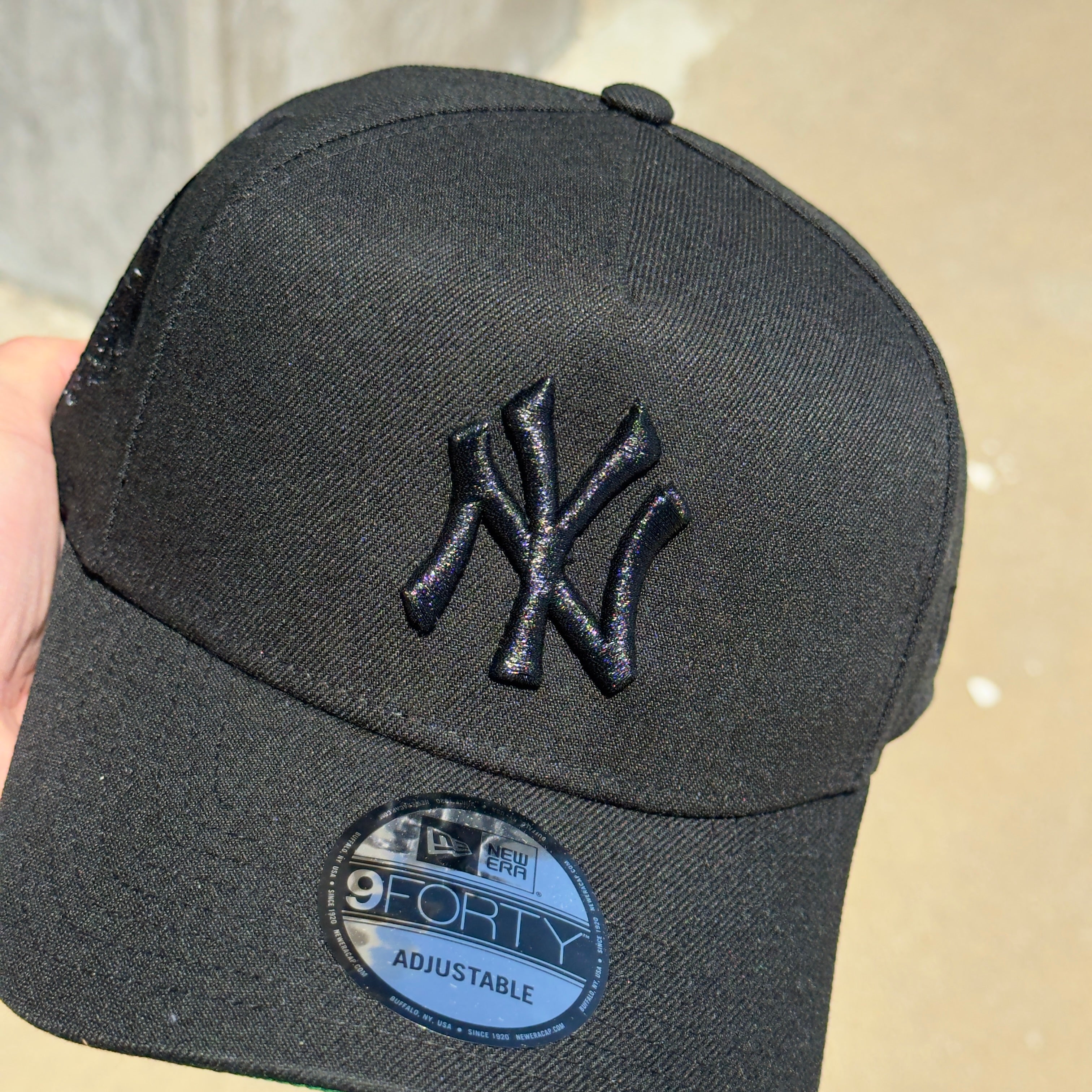 NEW Black New York Yankees 1999 World Series New Era 9Forty Adjustable One Size A-Frame
