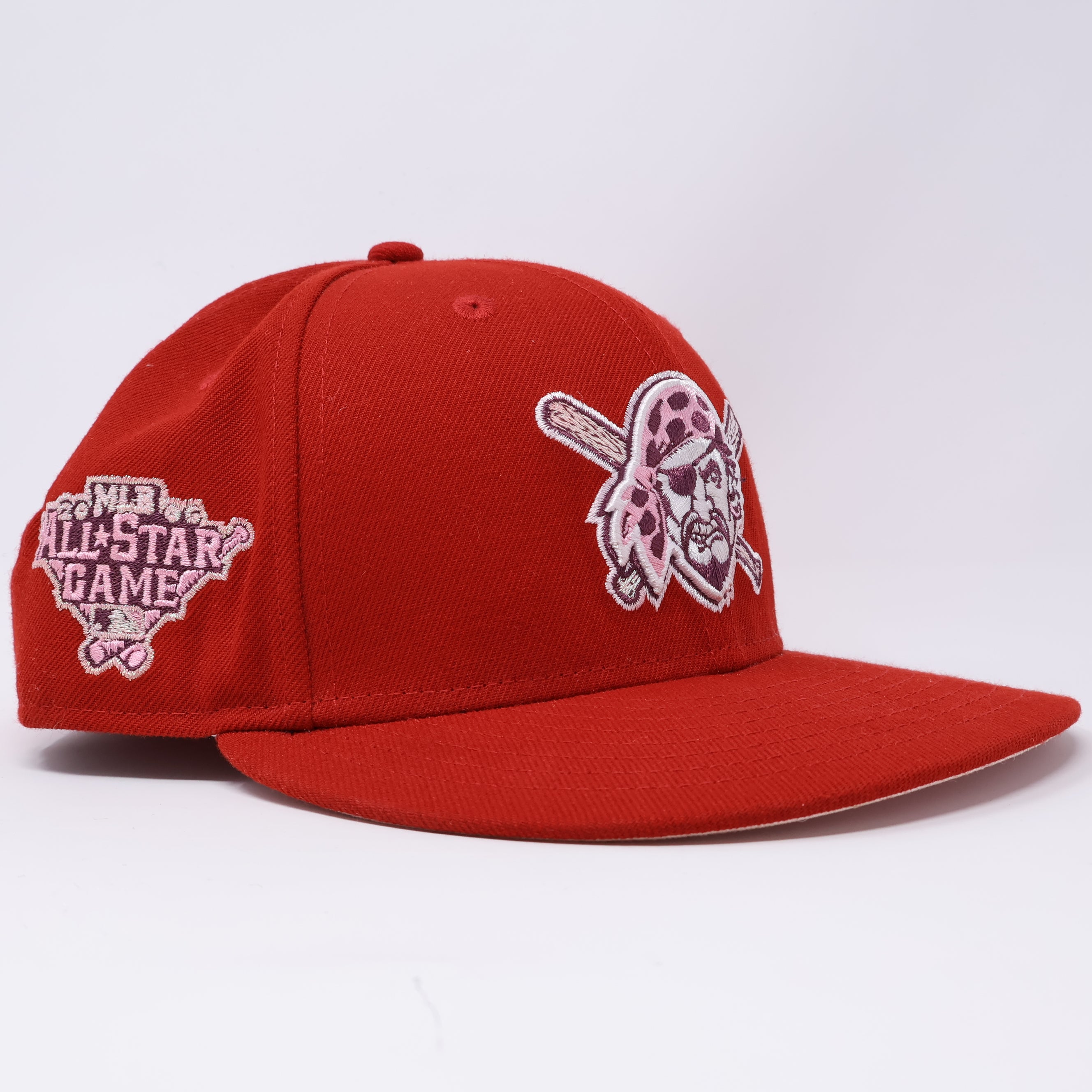 USED 3/8 Red Pittsburgh Pirates 2006 All Star Game 59fifty New Era Fitted Hat Cap