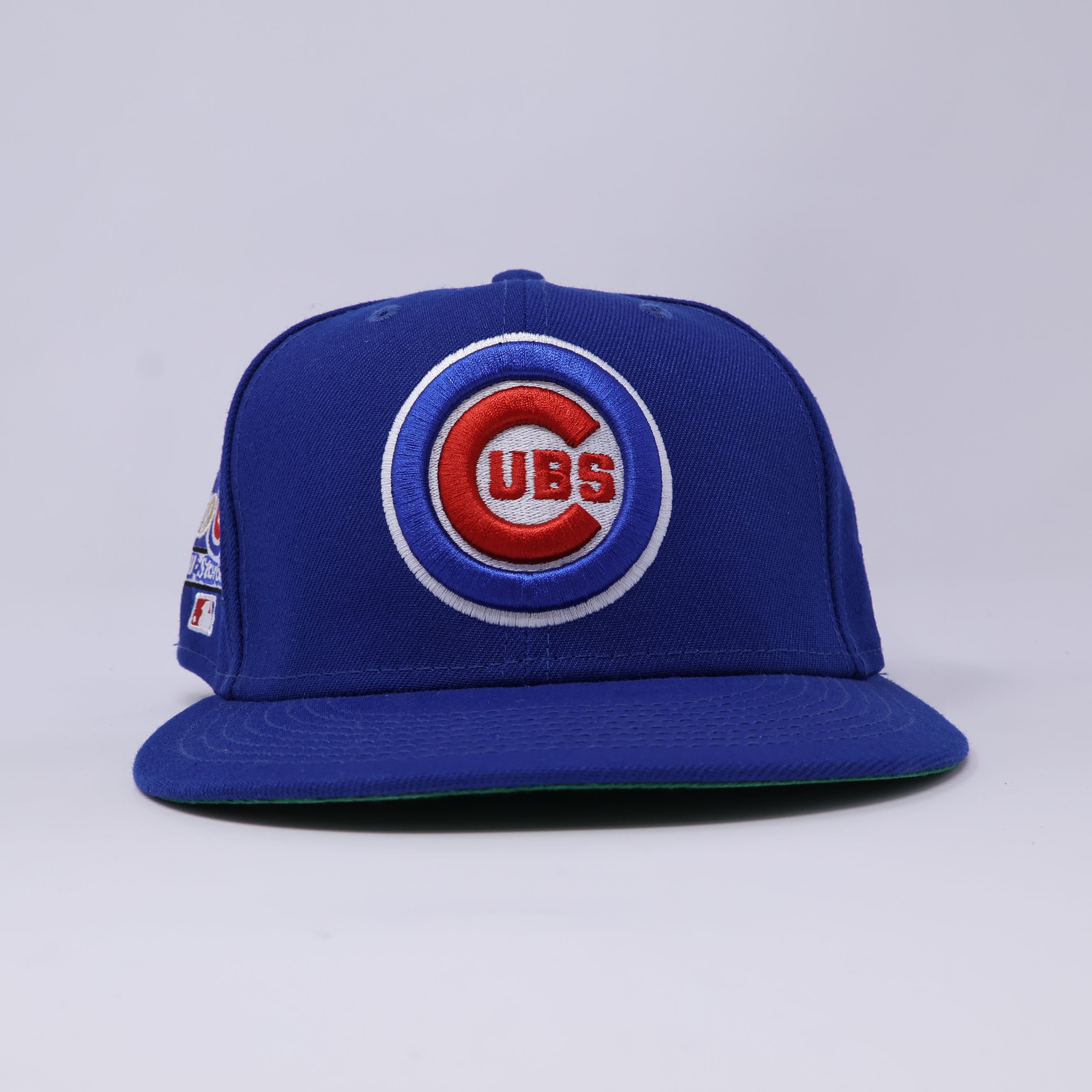 USED 1/8 Blue Chicago Cubs 1990 All Star Game 59fifty New Era Fitted Hat Cap
