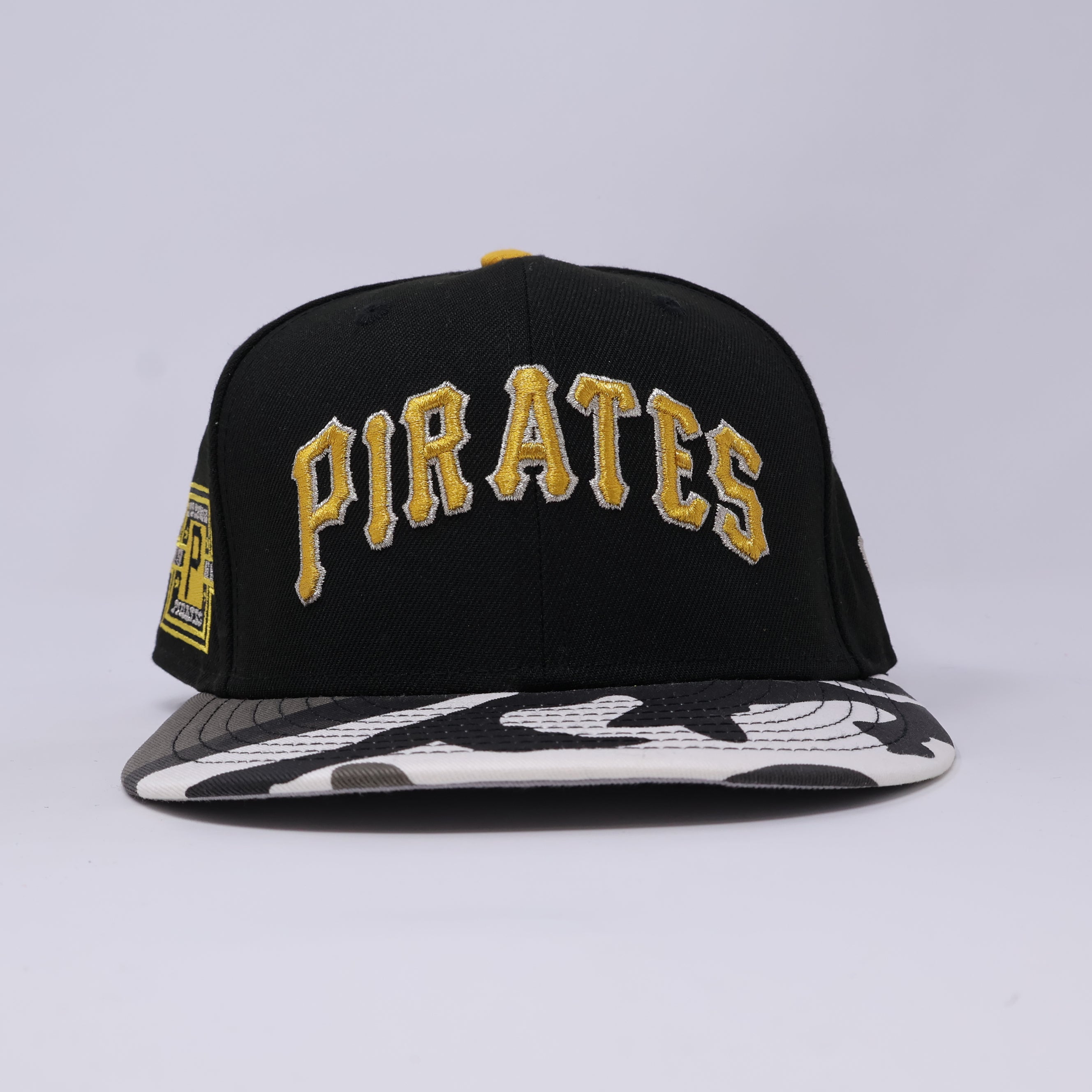 USED 1/8 Black Pittsburgh Pirates 1960 Anniversary 59fifty New Era Fitted Hat Cap